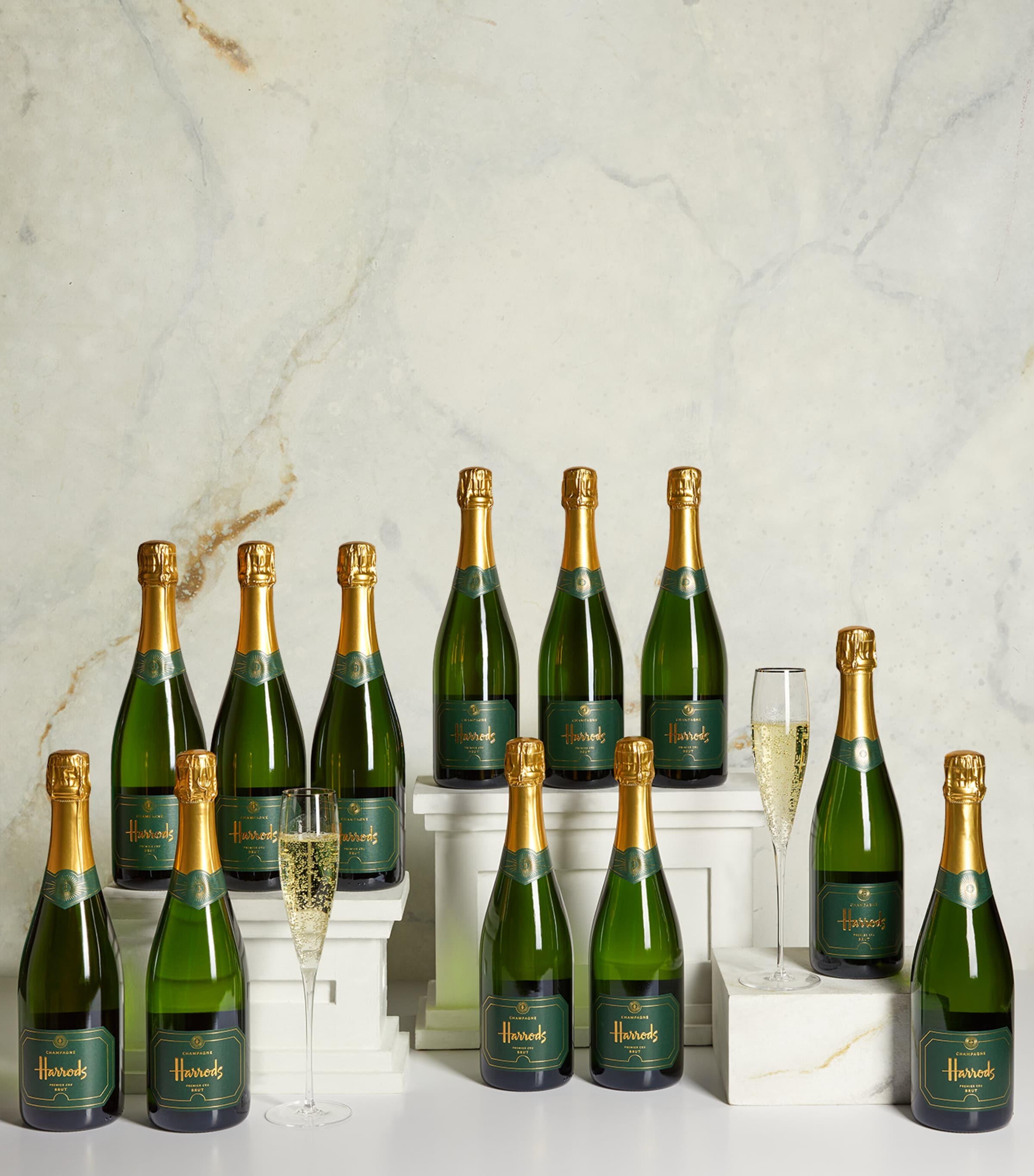 Brut Premier Cru Champagne Non-Vintage Case (12 Bottles) - Champagne, France
