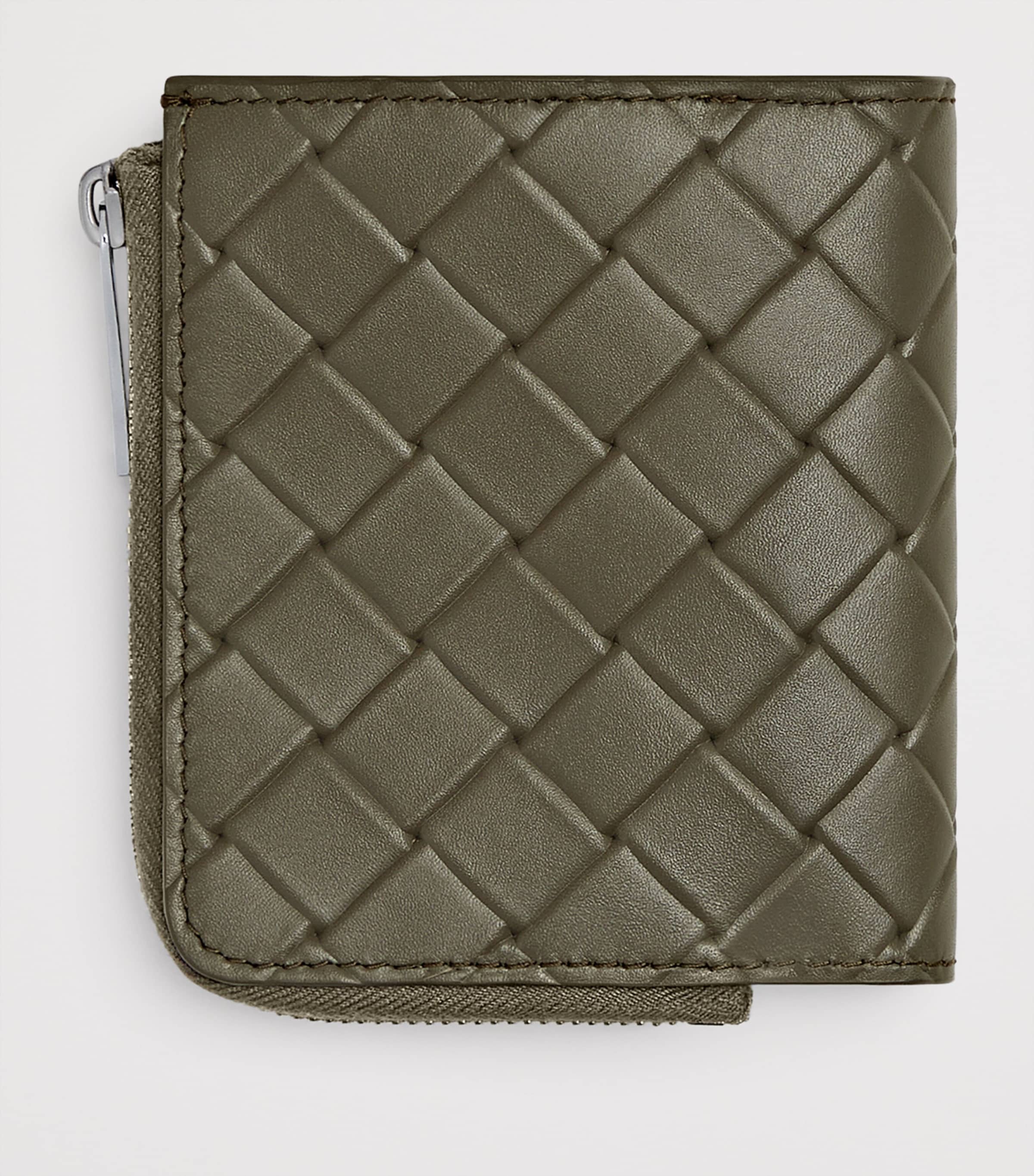 Leather Intrecciato Bifold Wallet 3227 Image 3