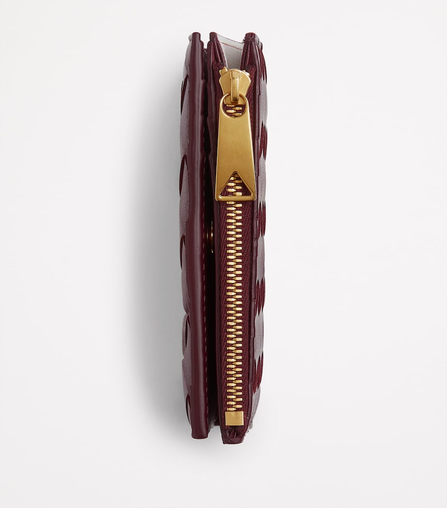 Small Leather Intrecciato Heart Bifold Wallet 2686 Image 4