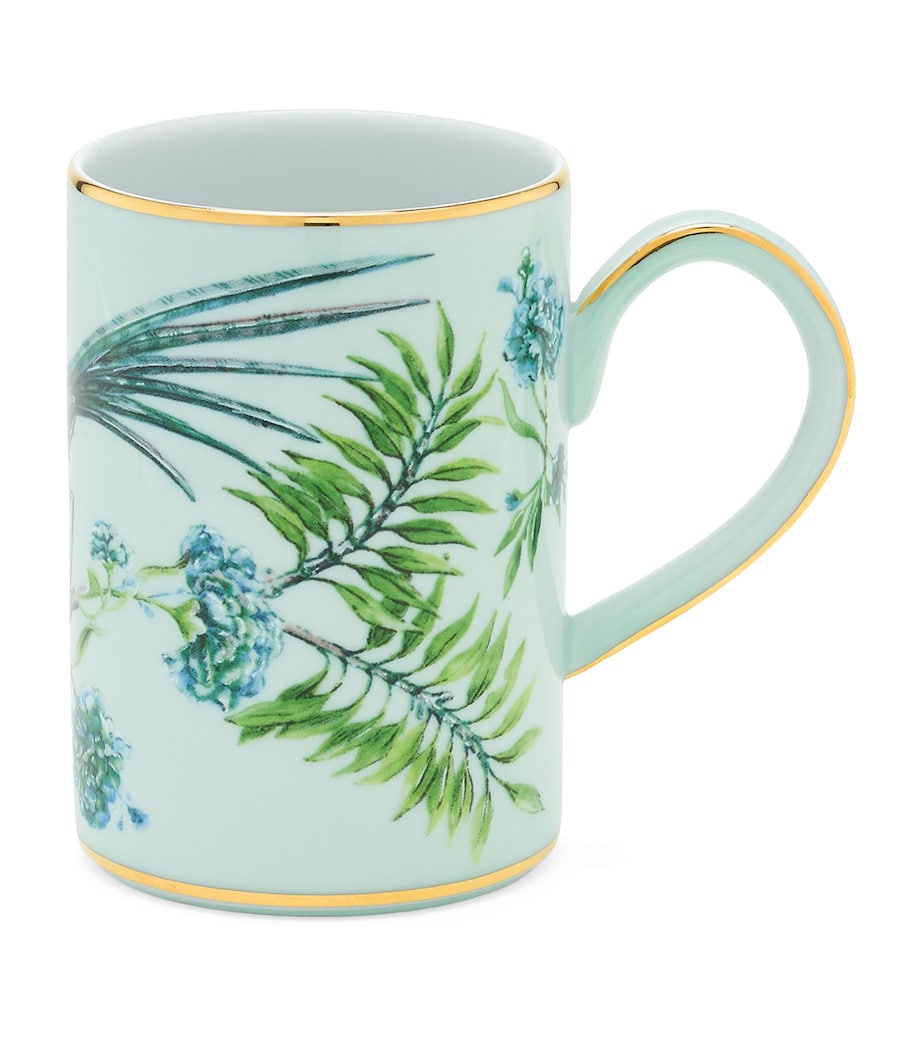 Porcelain Secret Garden Mug KELLY GREEN Image 1