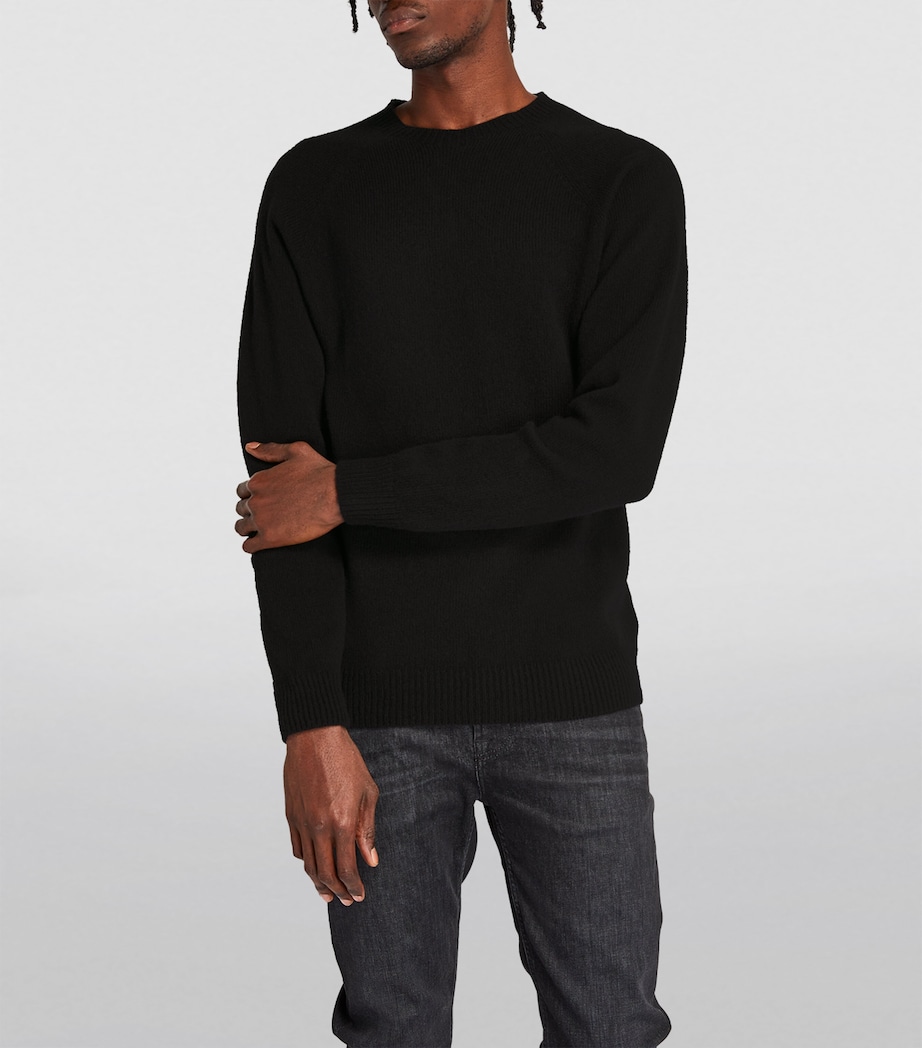 Lambswool Sweater BLACK Image 3