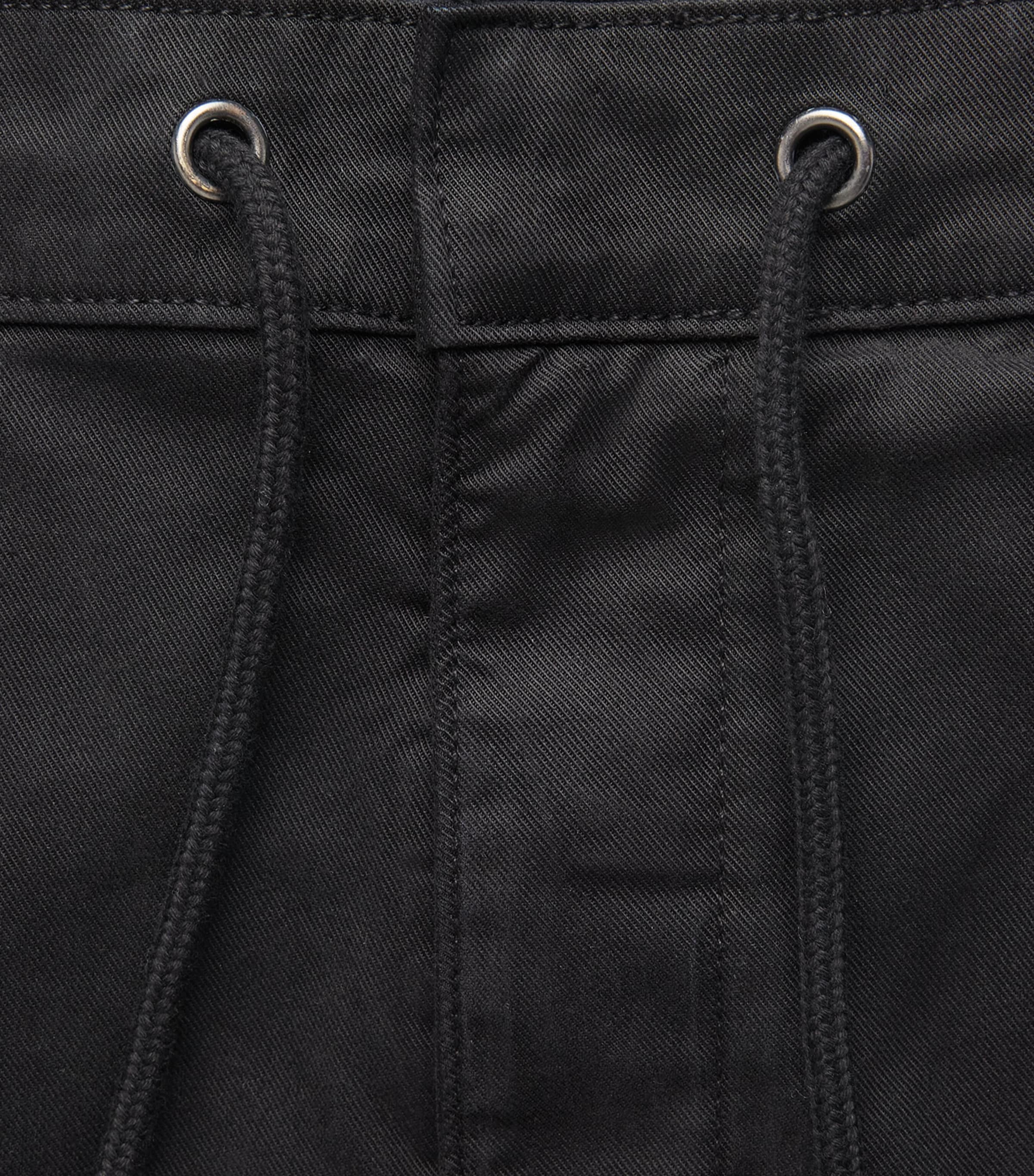 PAIGE Mens Drawstring Fraser Chinos Black Image 6
