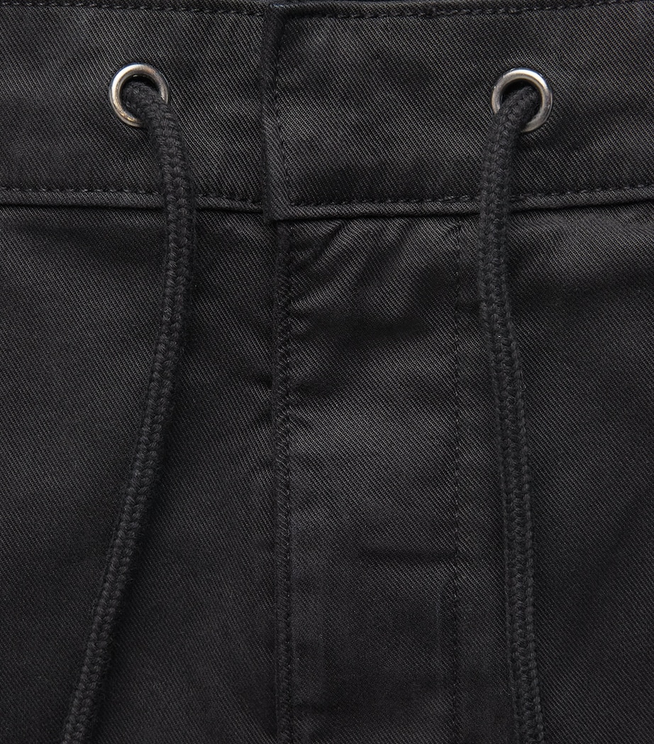 PAIGE Mens Drawstring Fraser Chinos Black Image 6