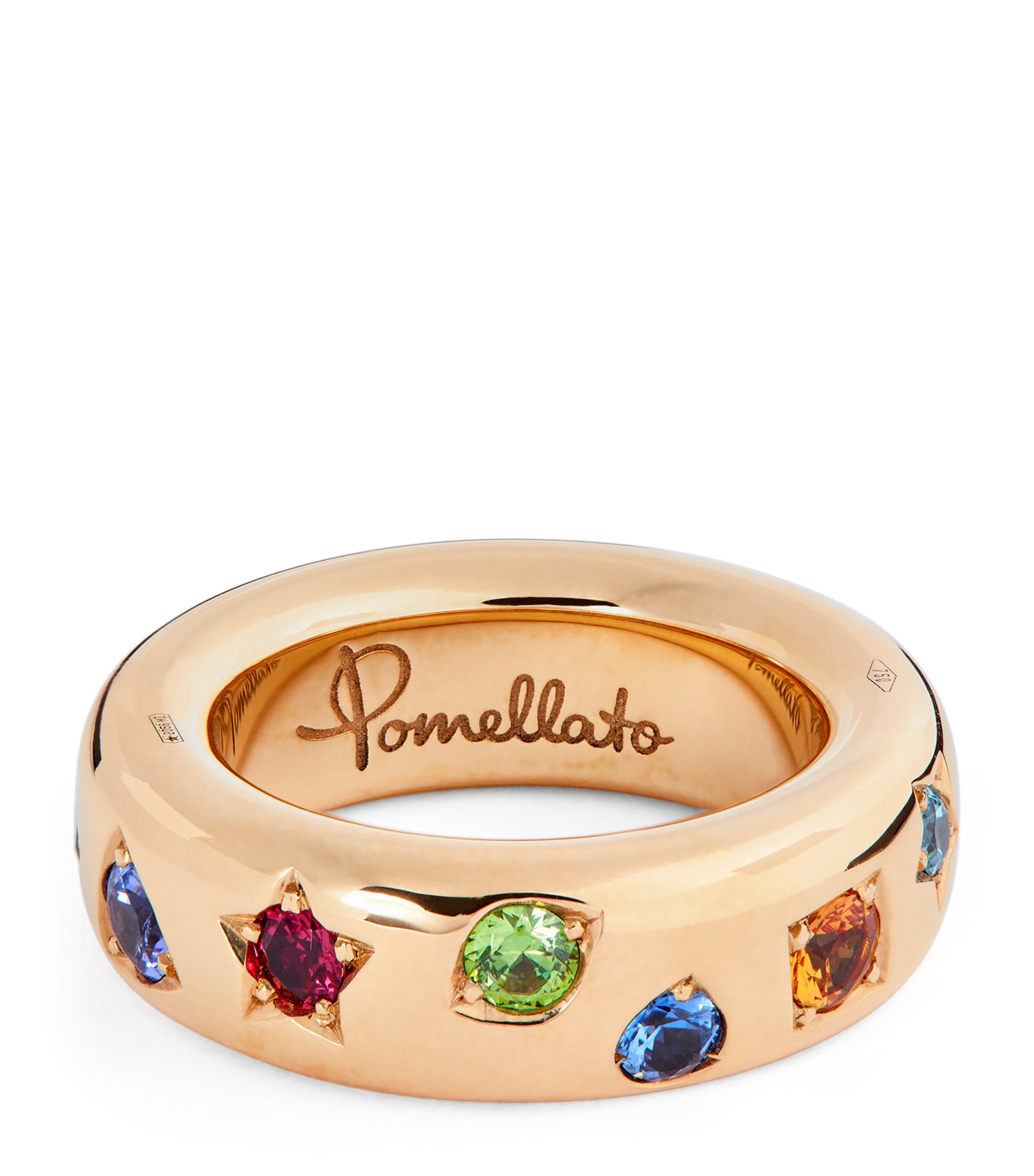 Pomellato Rose Gold and Gemstone Iconica Ring Harrods UK