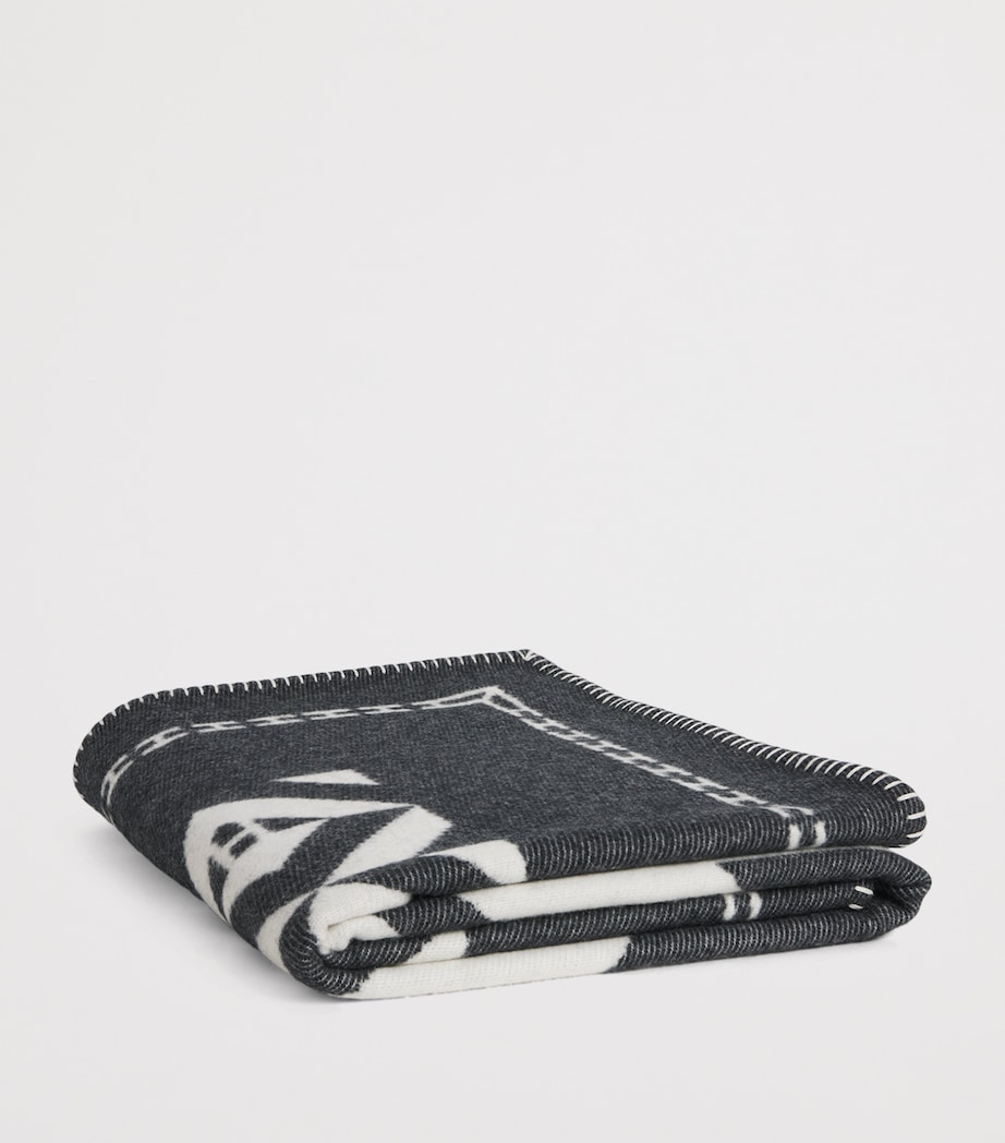 Wool-Cashmere Throw MULTI Image 2