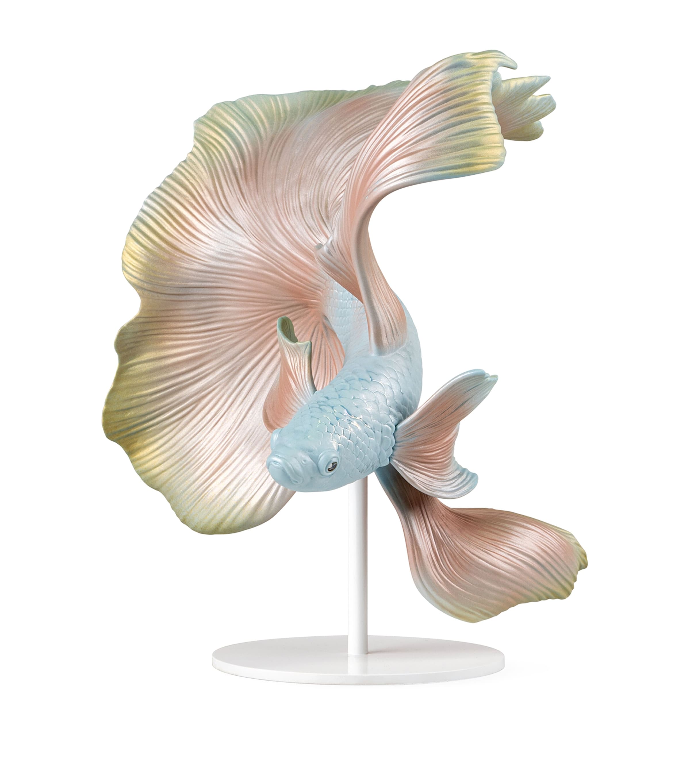 Shop Lladrò Porcelain Betta Fish Left Ornament