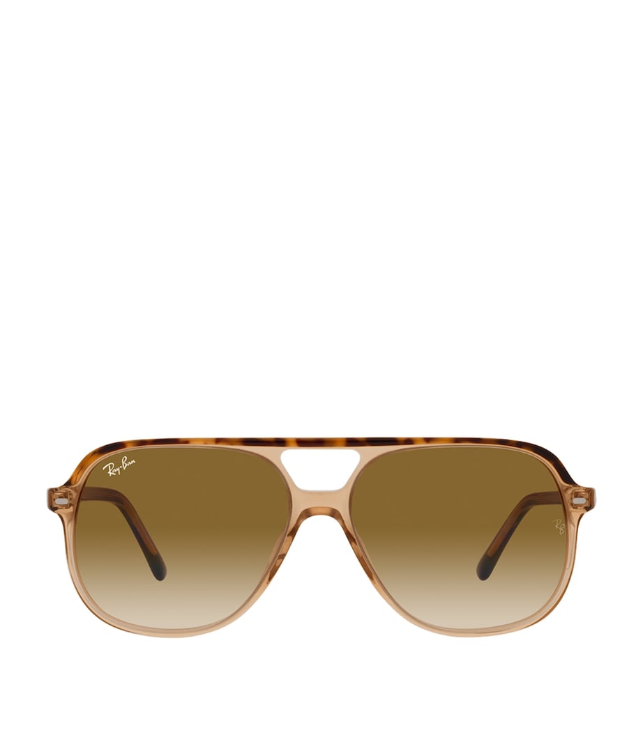 Tortoiseshell Square Bill Sunglasses 129251 Image 1