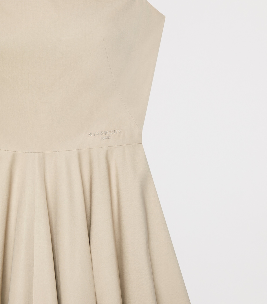 Givenchy Womens Cotton Midi Dress Beige Image 2