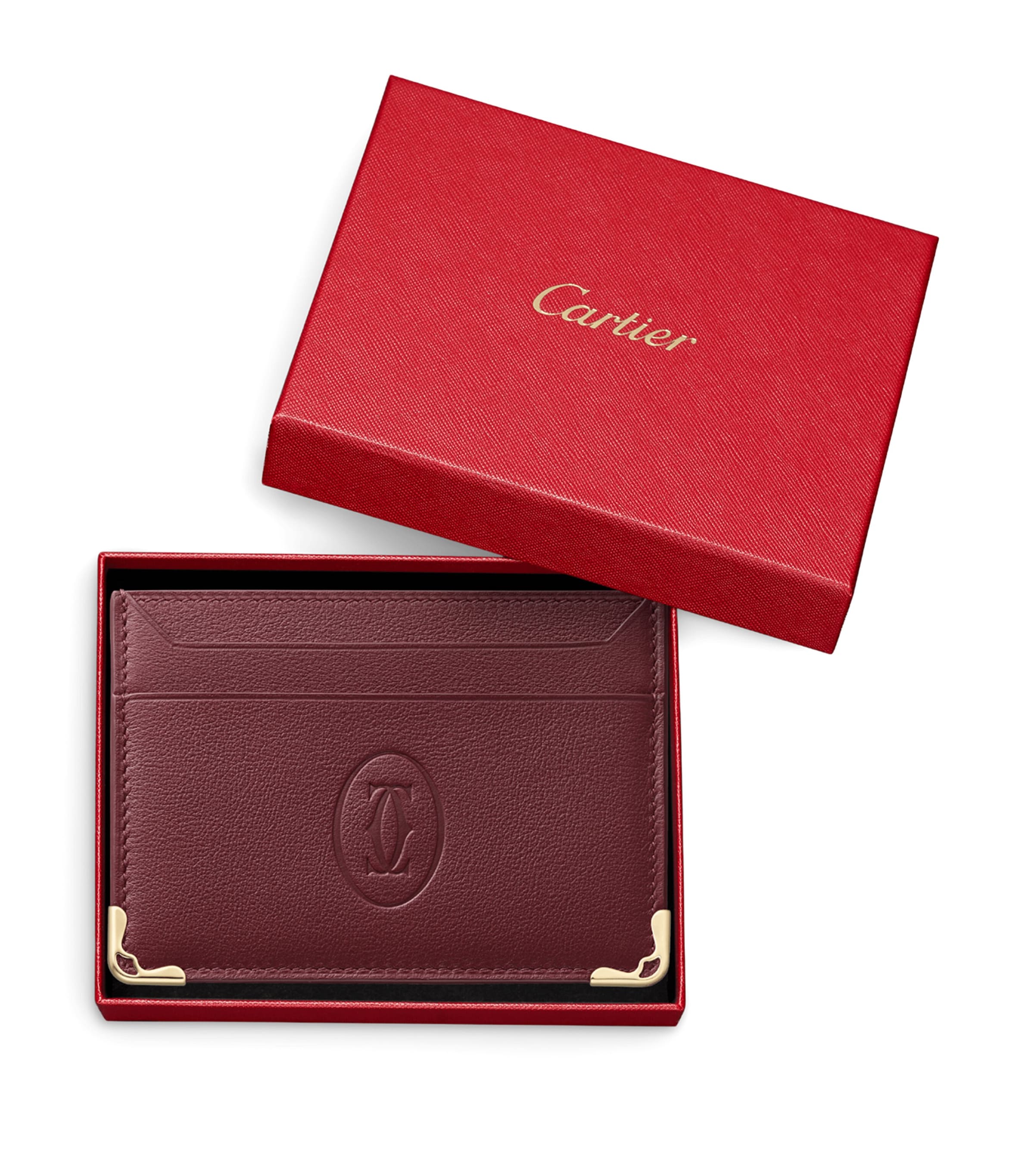Must de Cartier Double Card Holder BURGUNDY  Image 2