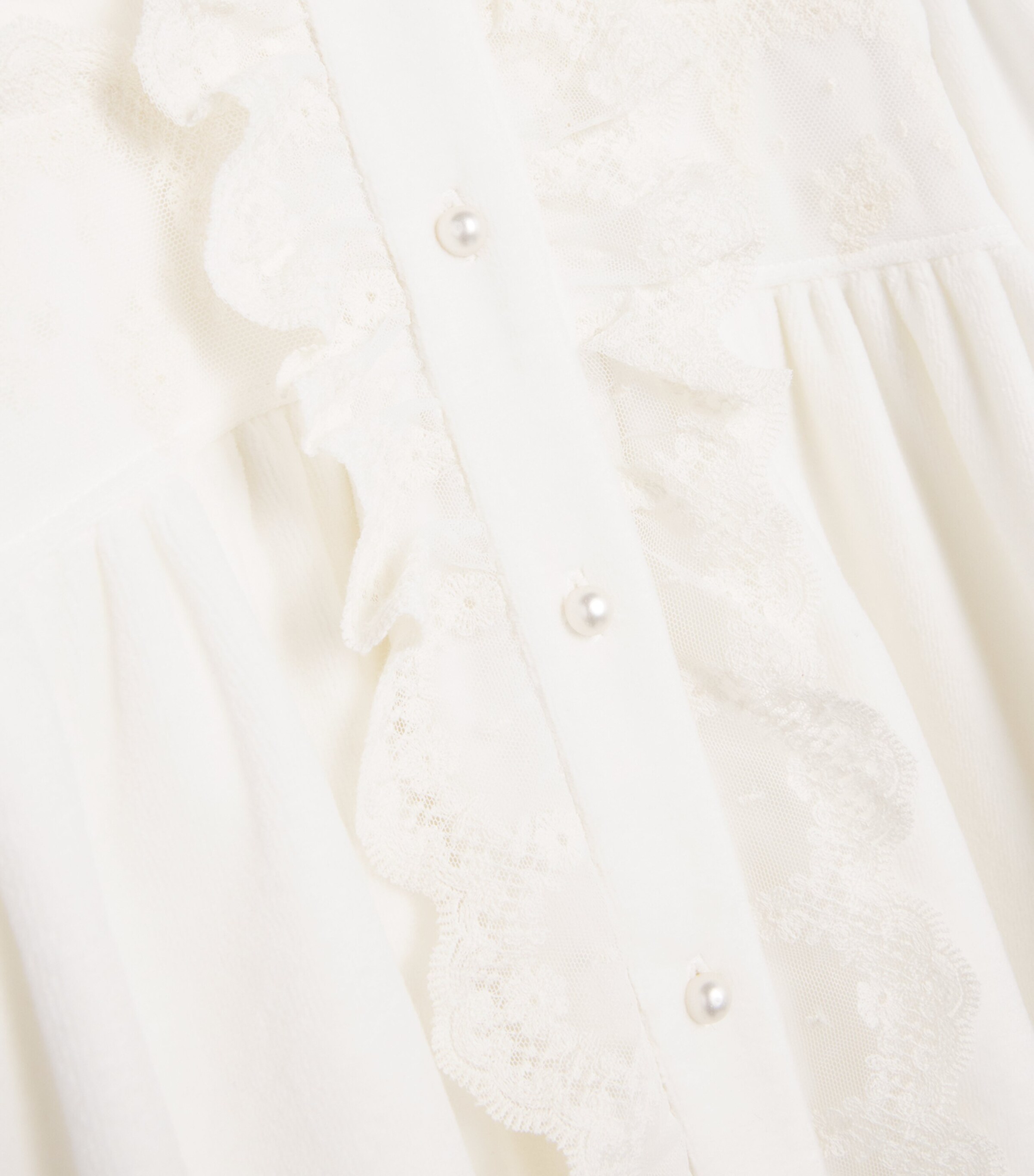 Amiki Cotton-Blend Ariel Robe (2-12 Years) White Image 3
