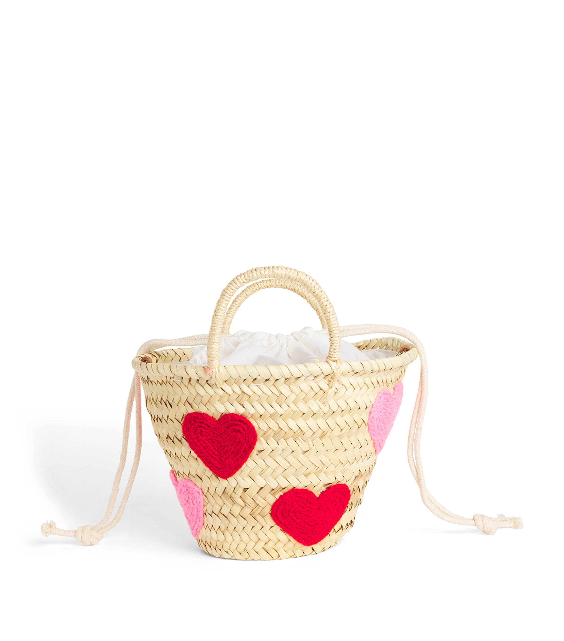 BONITA MINI HEARTS BASKET BAG