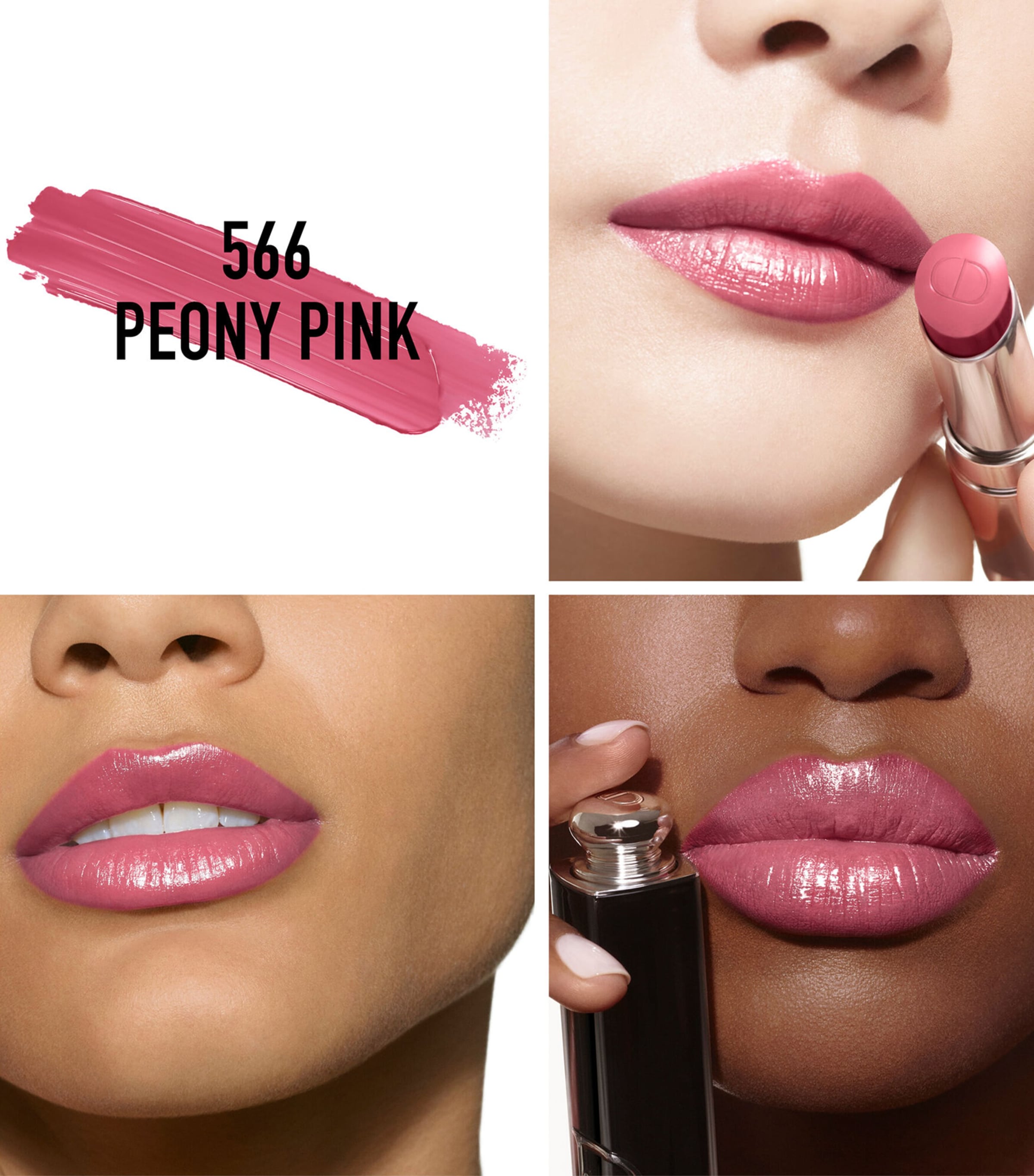 Addict Shine Refill Lipstick 566 PEONY PINK Image 2