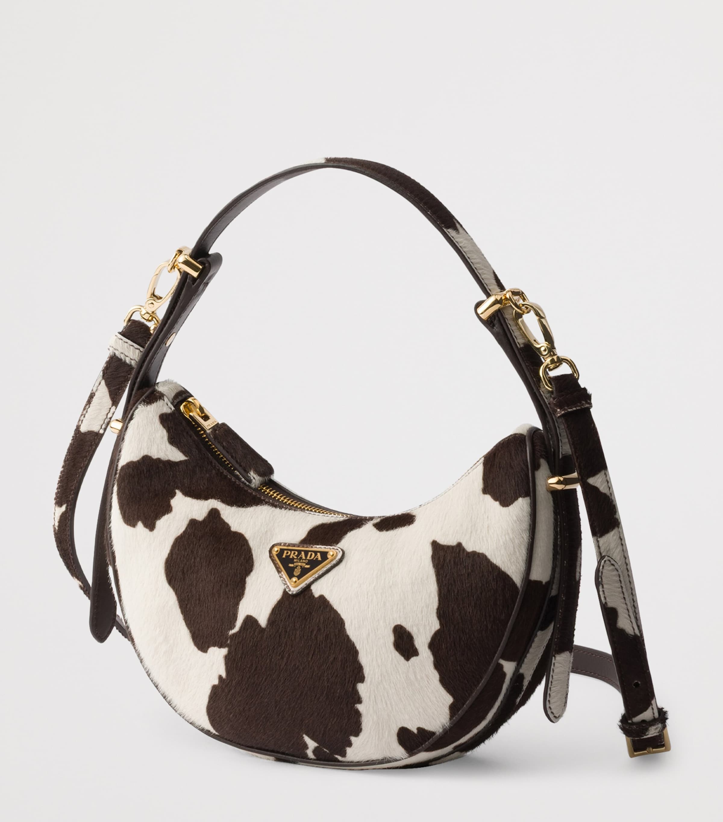 Mini Leather Arqué Shoulder Bag F0G3N Image 2