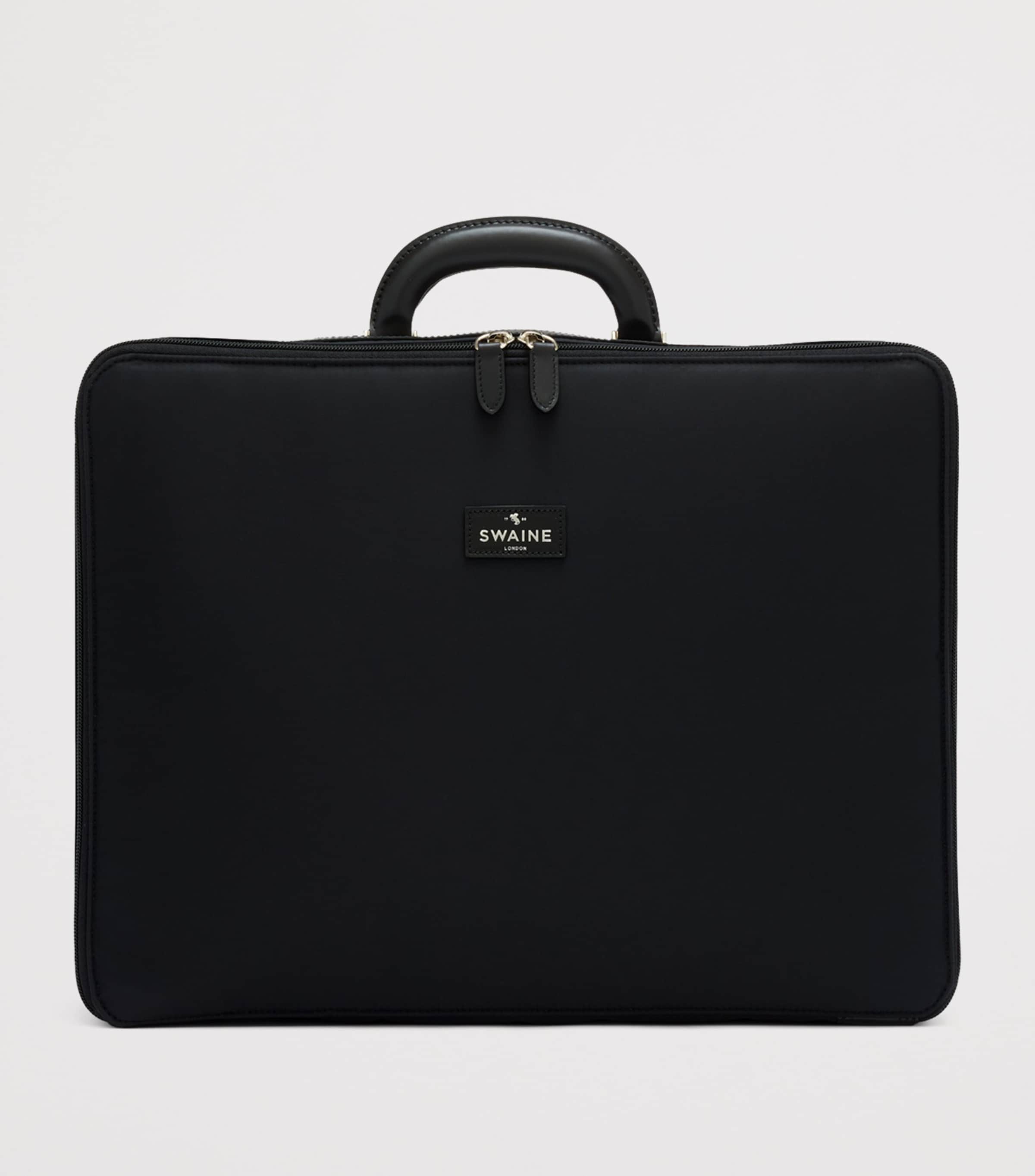 Swaine Leather New Bond Briefcase Black Image 6