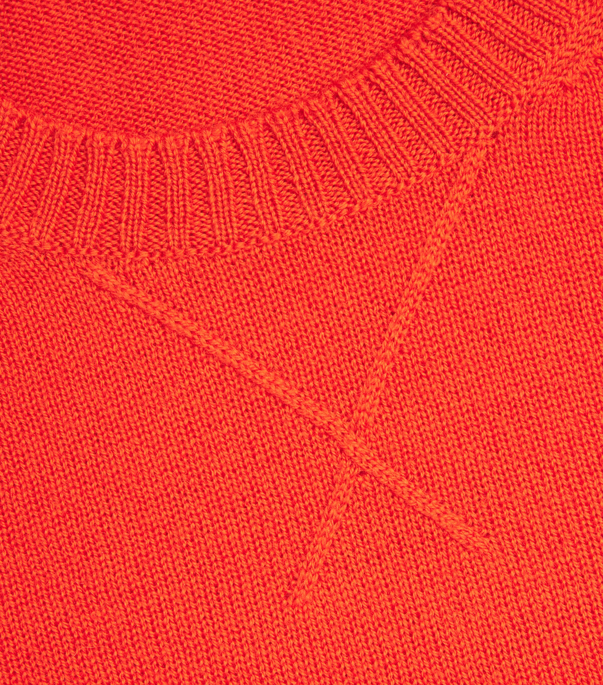 Jil Sander Mens Virgin Wool Crew-Neck Sweater Poppy Image 5