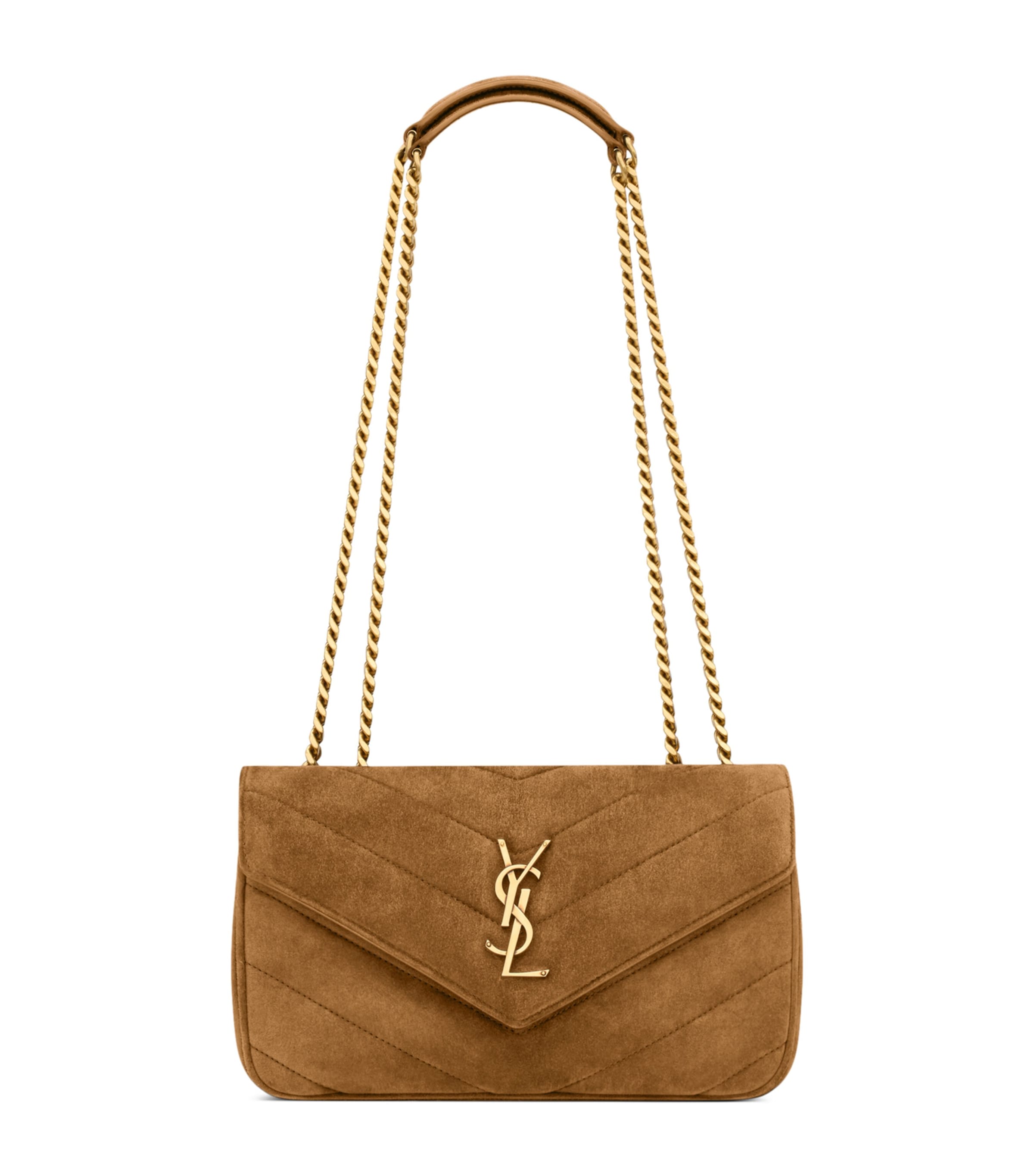 Saint Laurent Small Suede Loulou Shoulder Bag Image 1