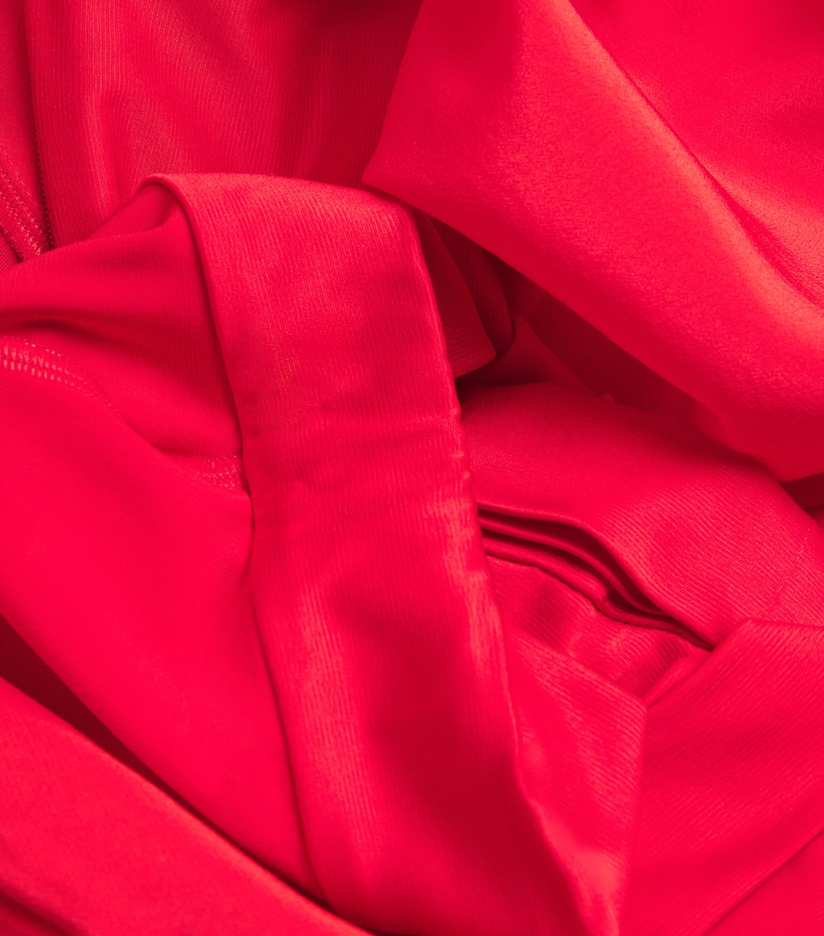 Asymmetric Twist Maxi Dress 9631 CARDINAL RED Image 5