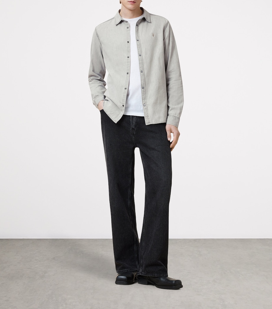 Denim Gleason Shirt GREY Image 2