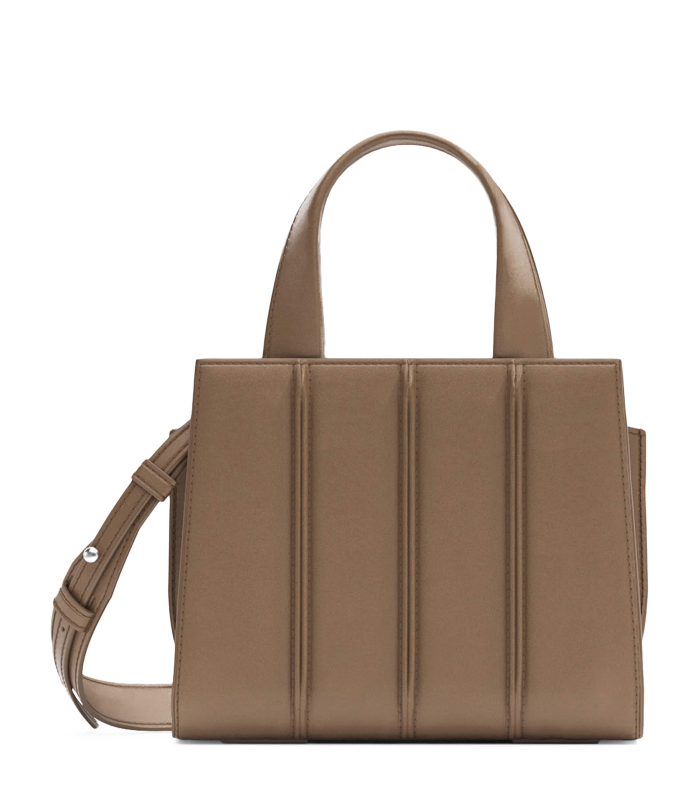 Max Mara Micro Quilted Whitney Top-Handle Bag Camel Image 1