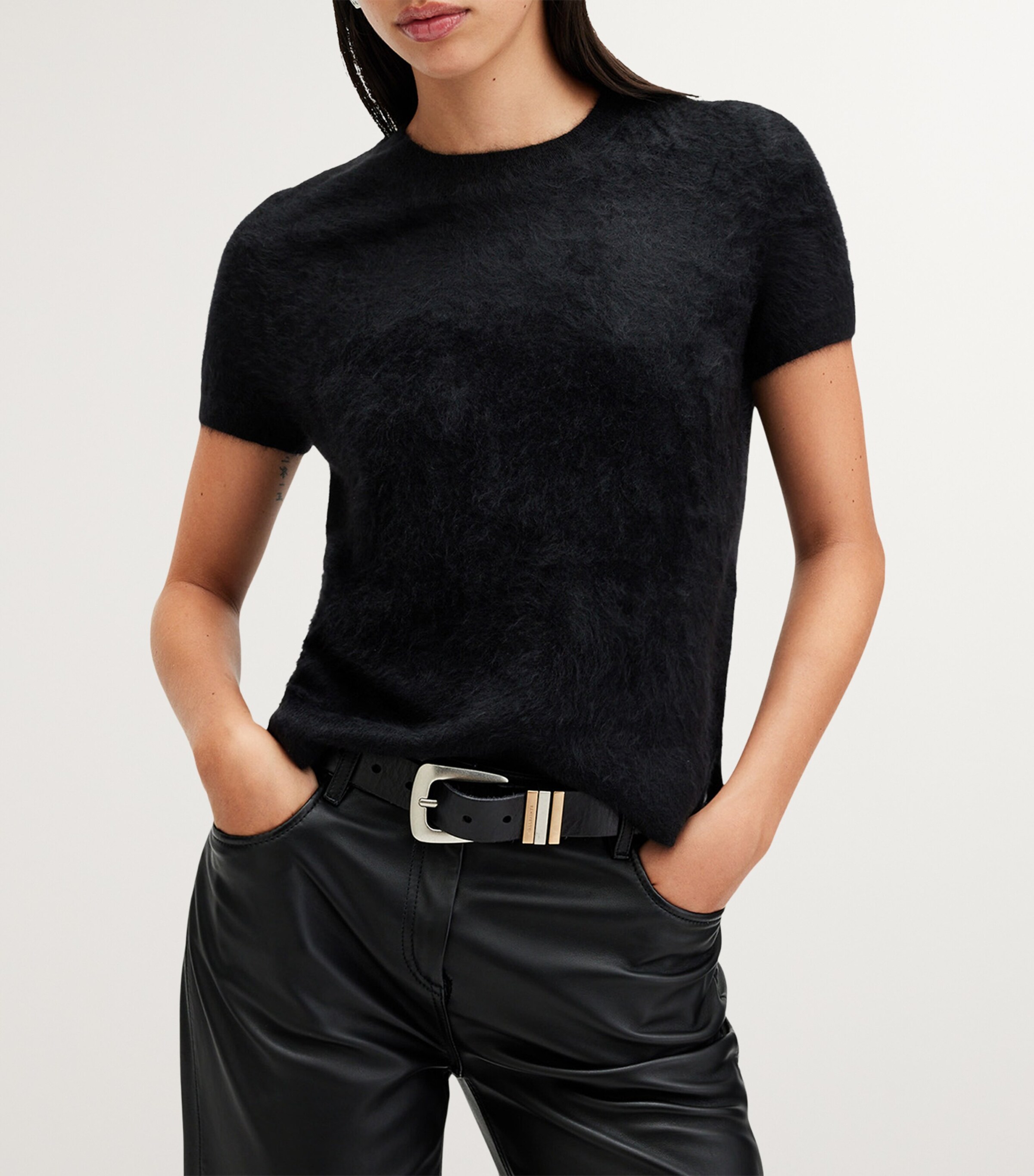 Cashmere Rebel T-Shirt BLACK Image 4