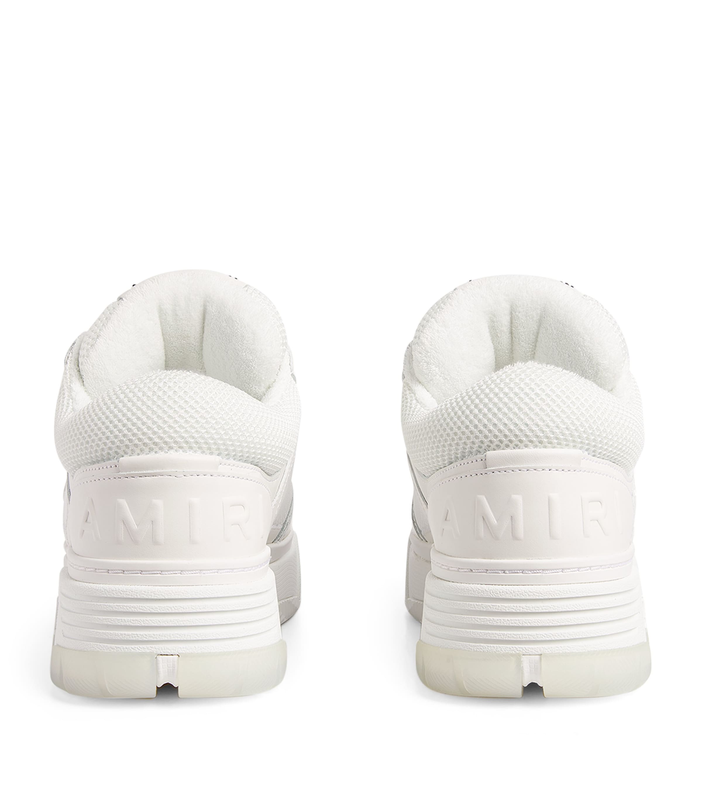 Leather MA-1 Low-Top Sneakers WHITE Image 3