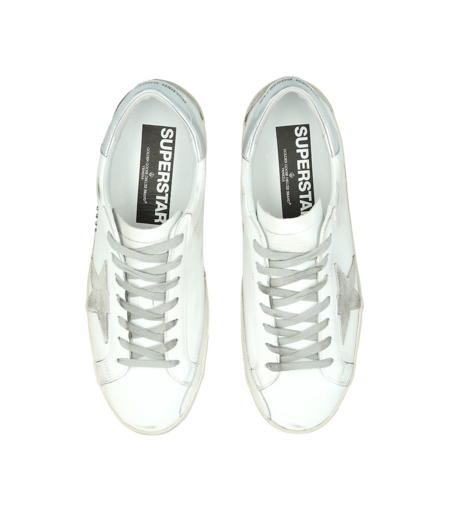 Leather Superstar Sneakers WHITE/OTH Image 4