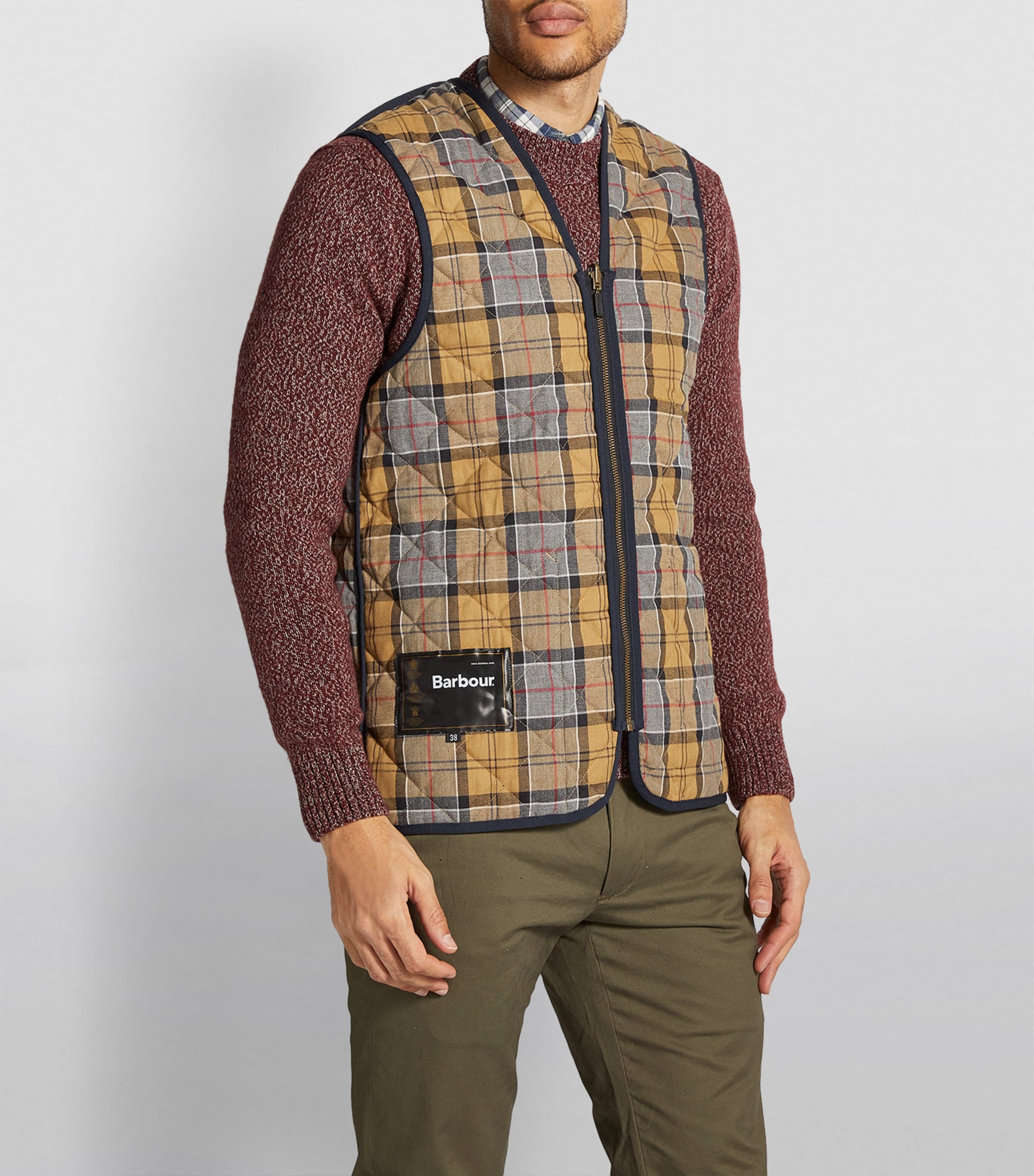 Barbour Quilted Zip-In Liner Gilet | Harrods UK