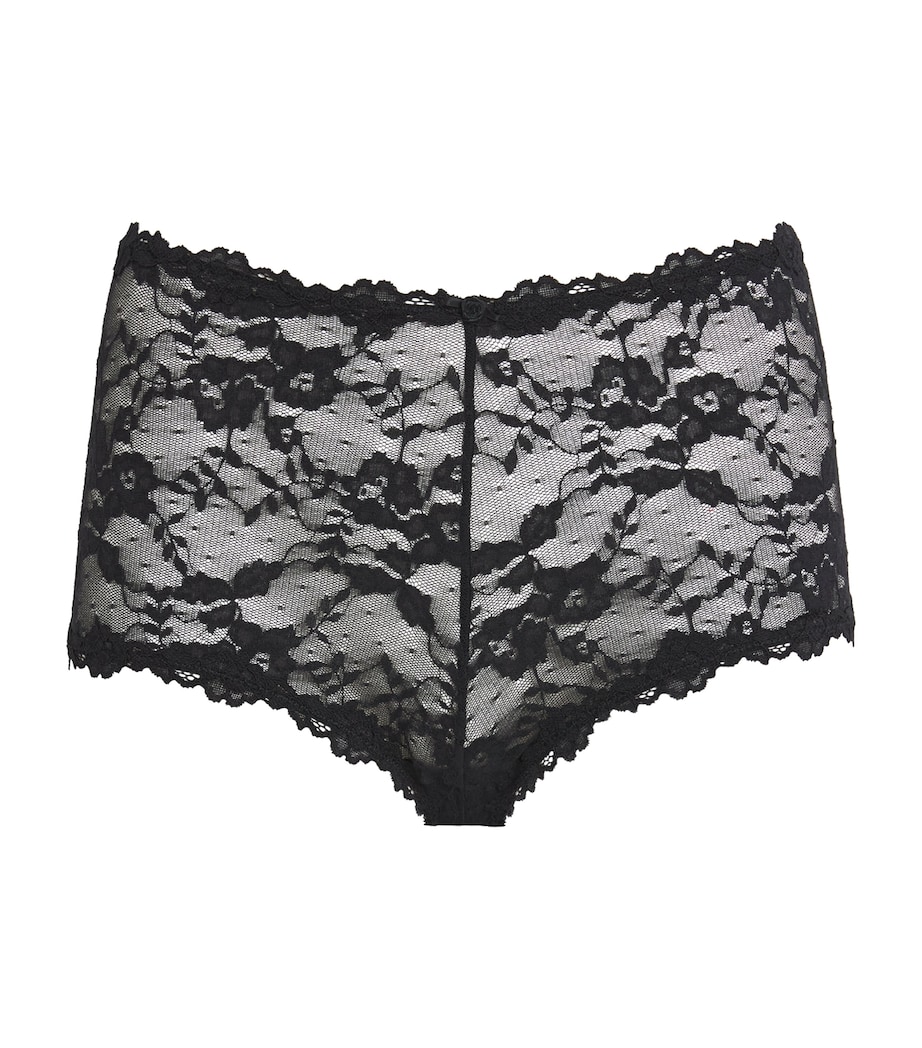 Stretch-Lace Boyshorts SOOT Image 1