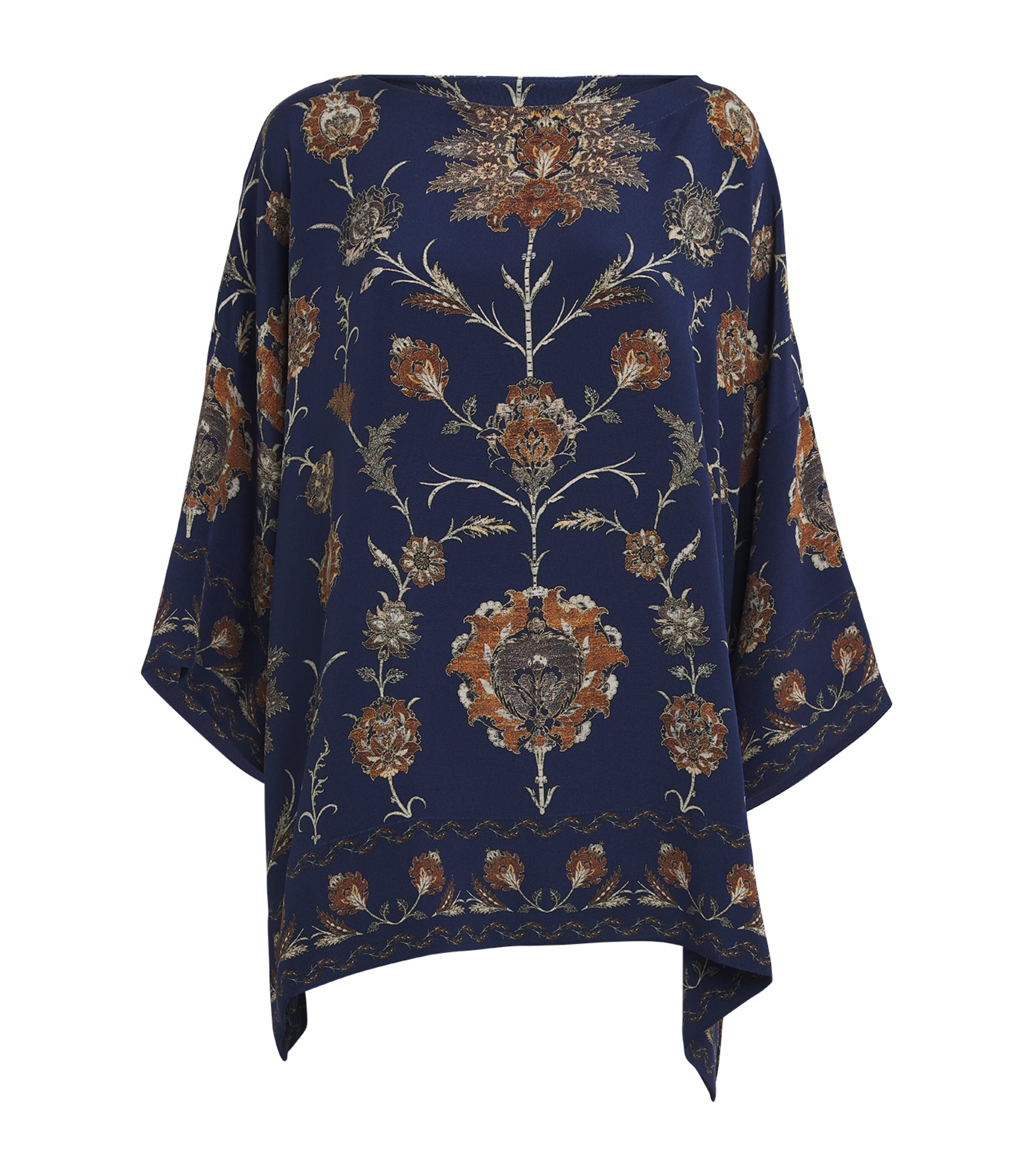 ESKANDAR SILK PATTERNED TUNIC 