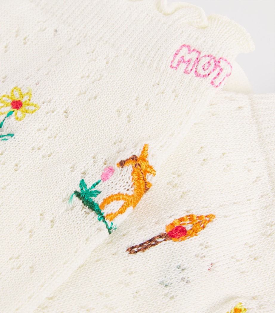 Pointelle Half-Step Socks IN THE WILD IWL Image 2