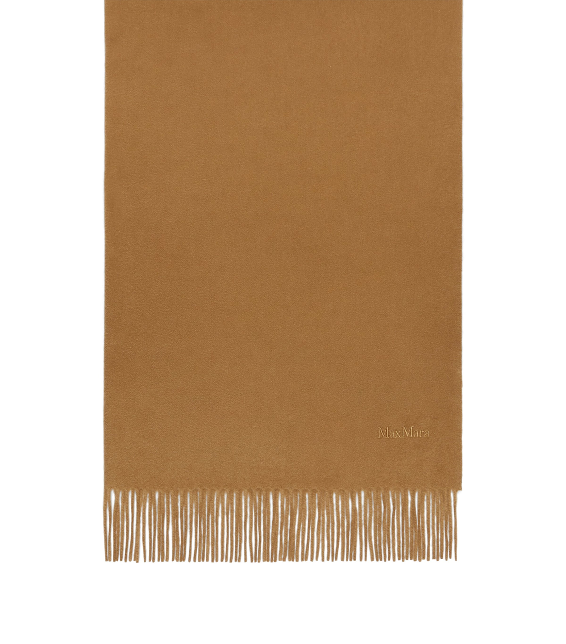 Max Mara Cashmere Square Scarf Camel Image 1