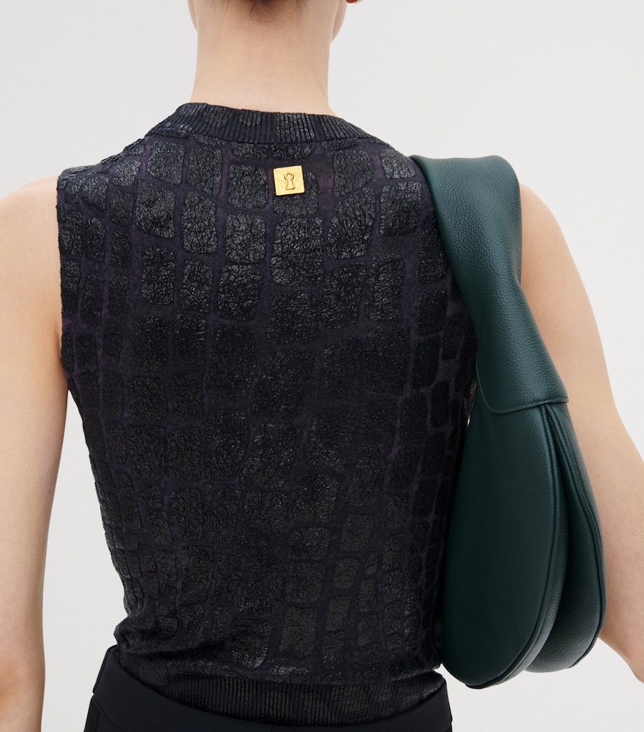 Schiaparelli Womens Trompe-l'Oeil Sweater Vest Black Image 3