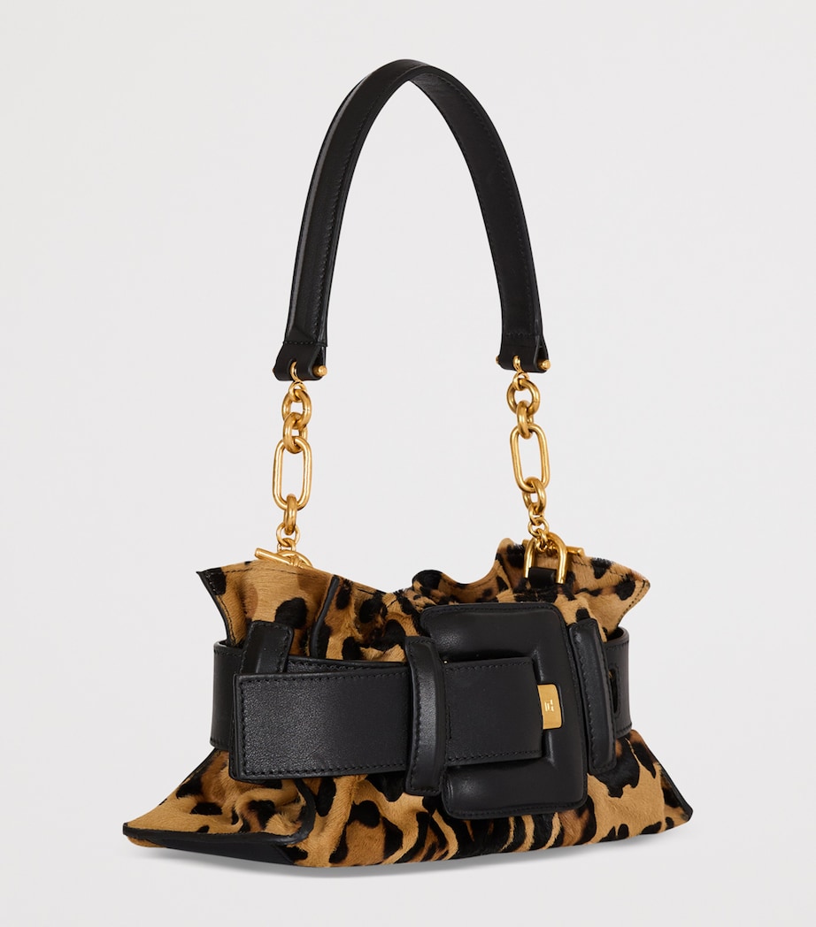 Mini Leopard Anthem Shoulder Bag WKS MULTI/ NOIR Image 7