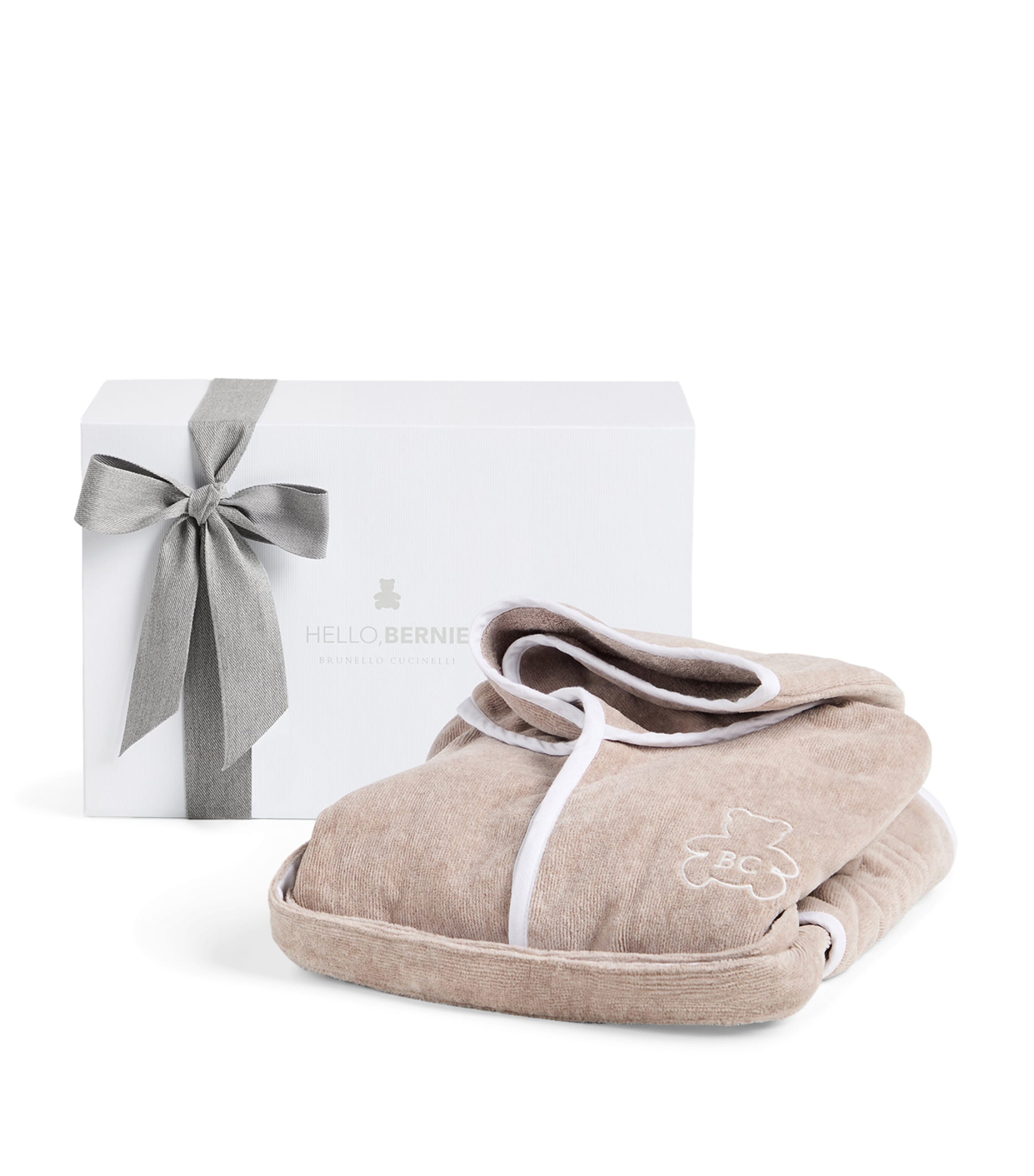 Brunello Cucinelli Kids Cotton Terrycloth Bathrobe (24-36 Months) Image 1