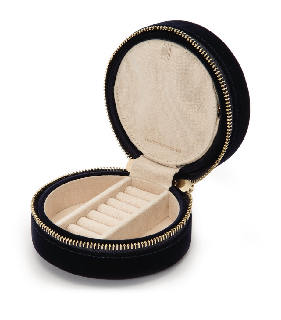 Zoe Travel Jewellery Case INDIGO Image 4