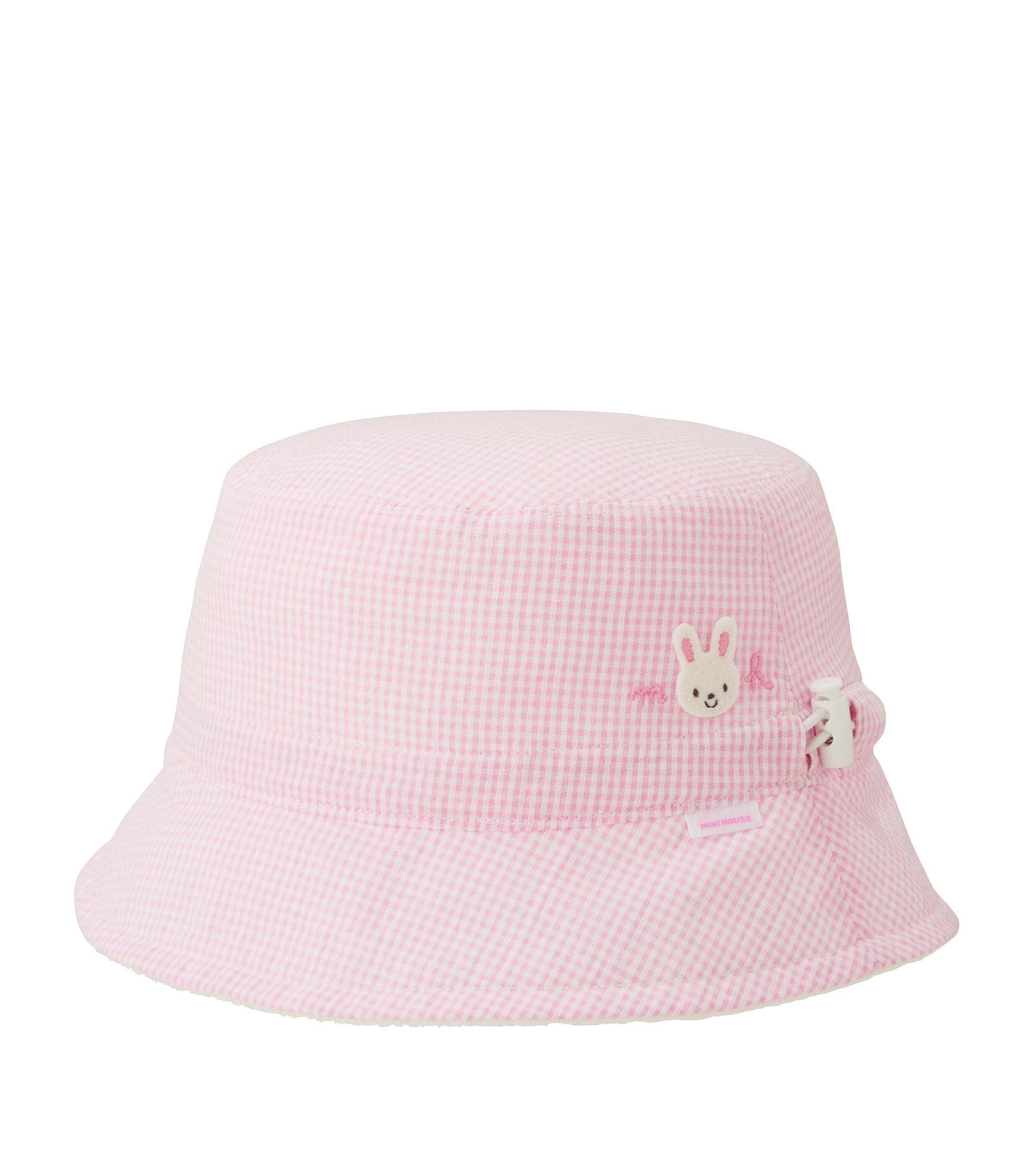 Miki House Cotton Gingham Bucket Hat Image 1