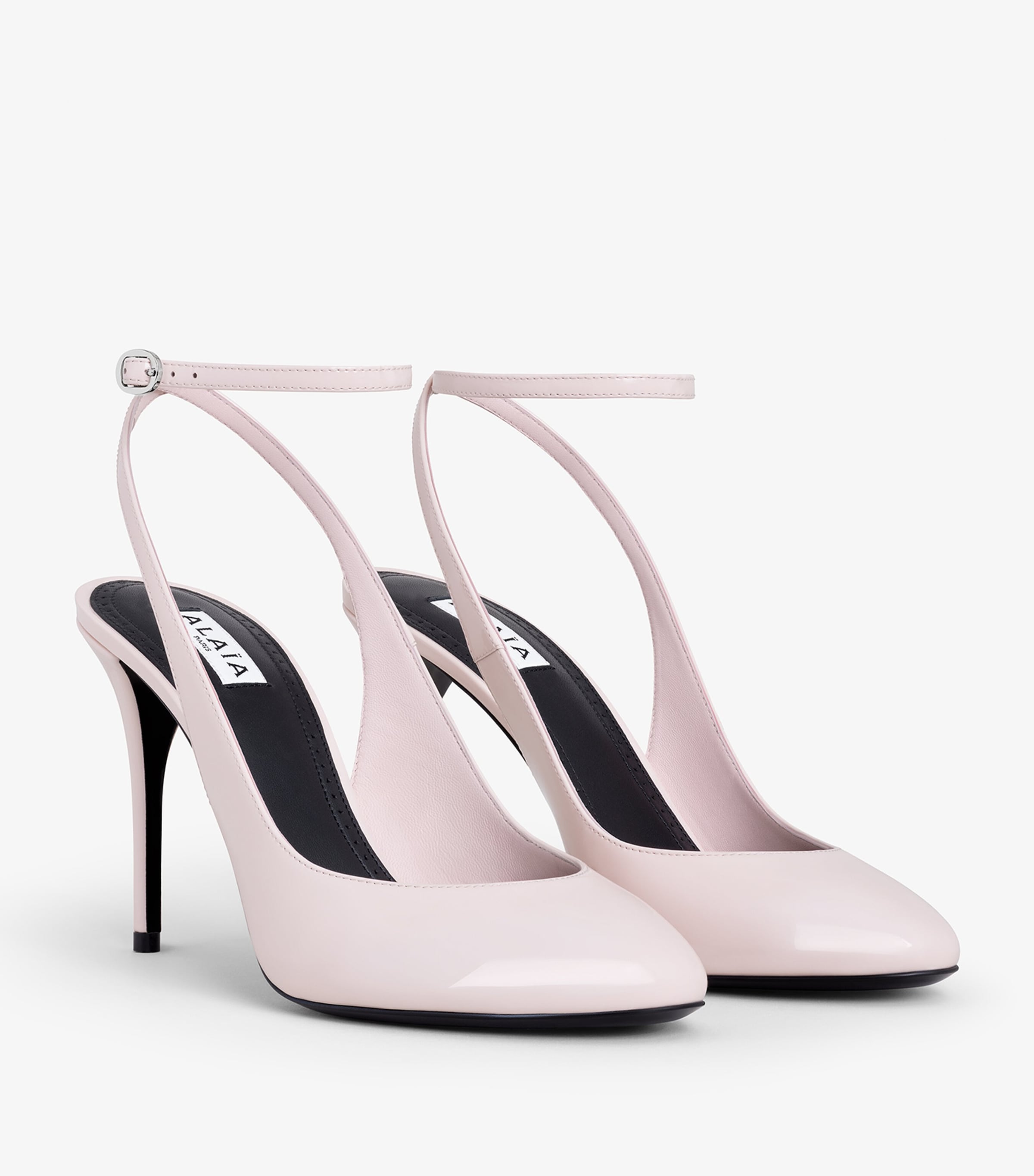 Patent Leather Slingback Pumps 90 ROSE DRAGEE Image 3