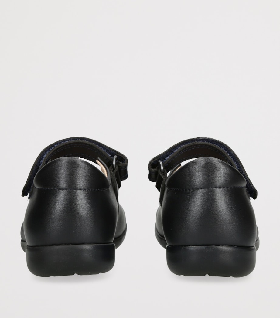 Leather Emily School Shoes NAVY Image 2