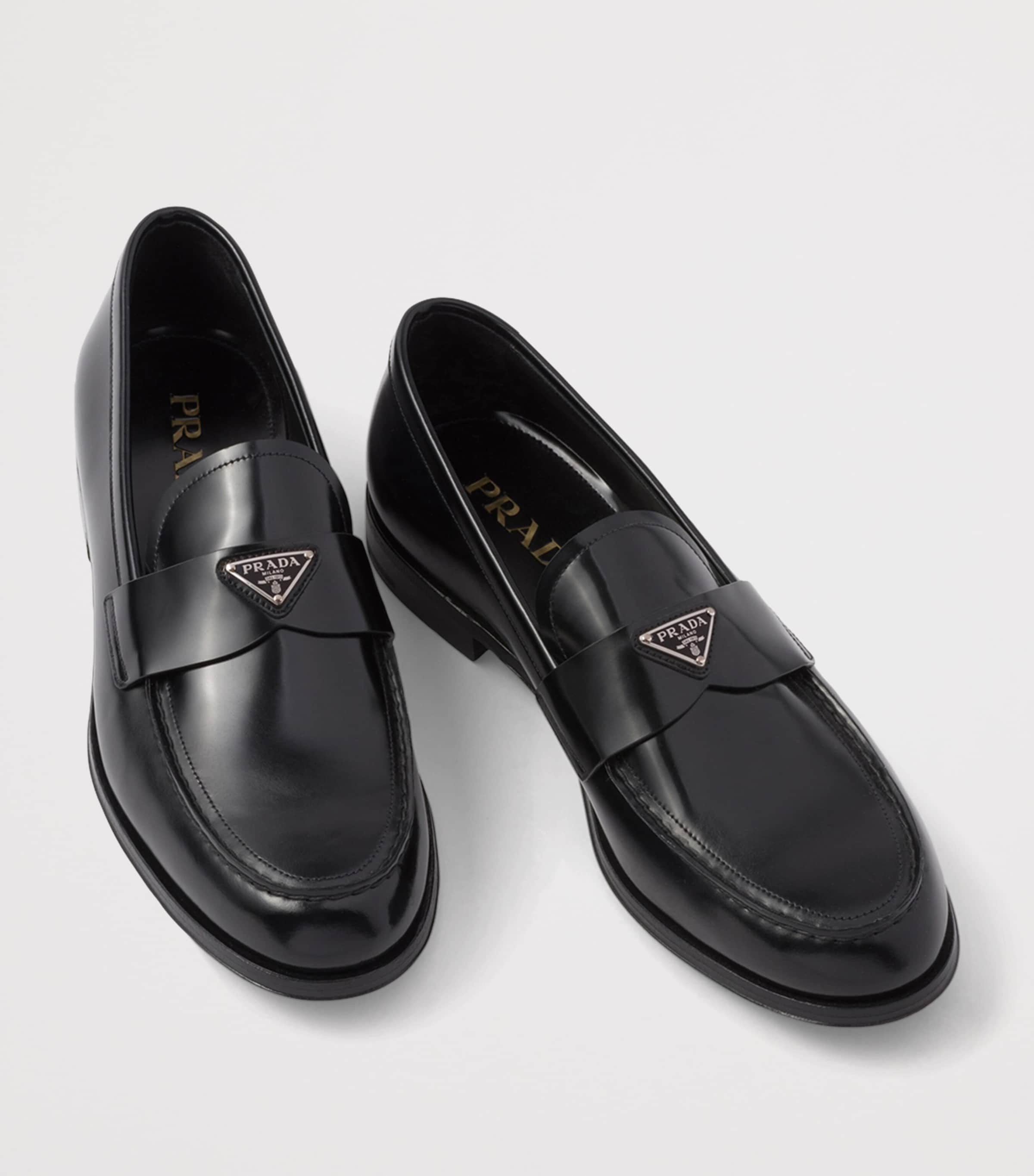 Brushed Leather Loafers F0002 Image 3
