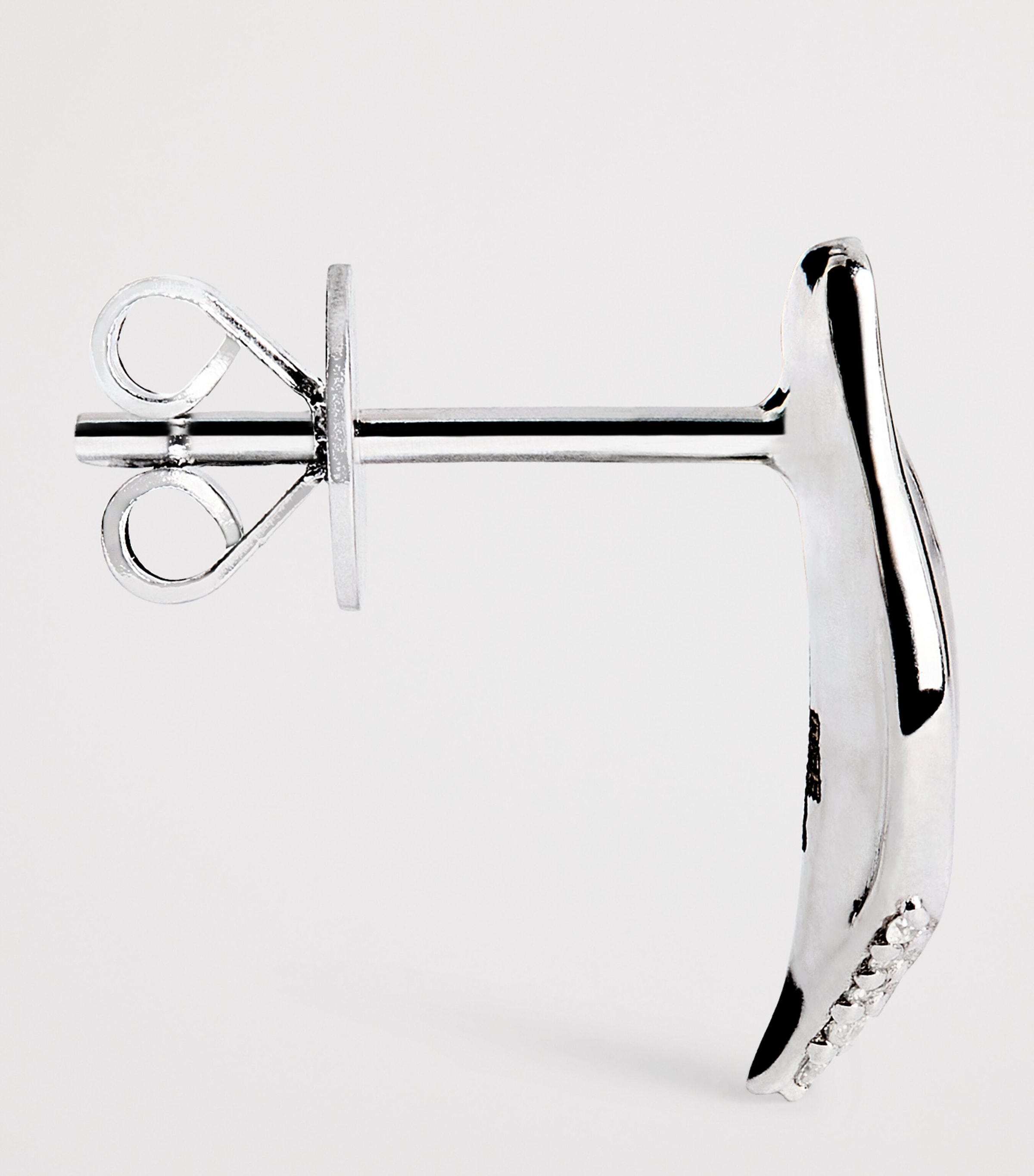 White Gold and Diamond Secret Garden Gloria Stud Earrings WHITE GOLD Image 4