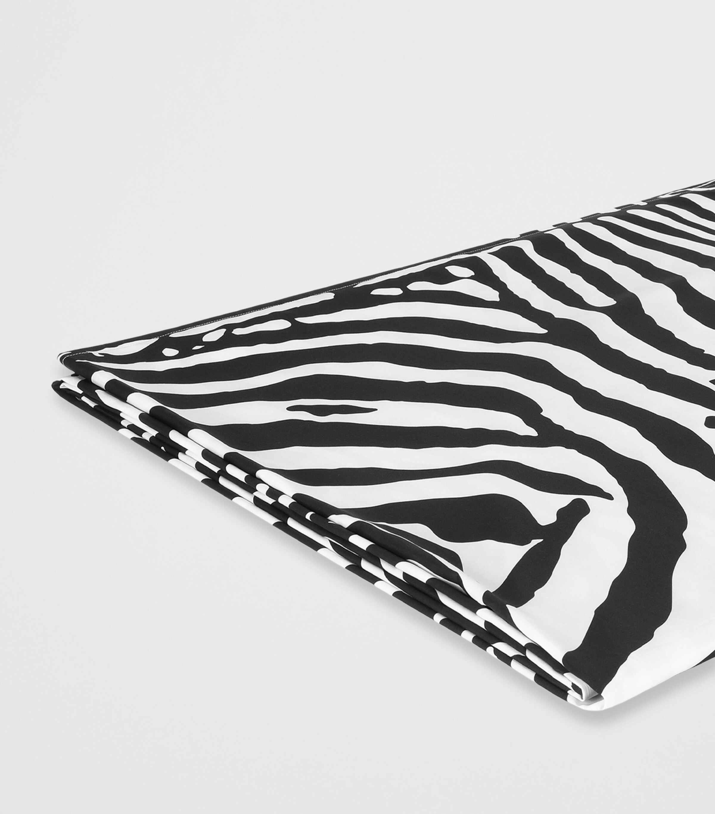 Dolce&Gabbana Casa Cotton Zebra King Fitted Sheet (300cm x 300cm) Zebra Image 4