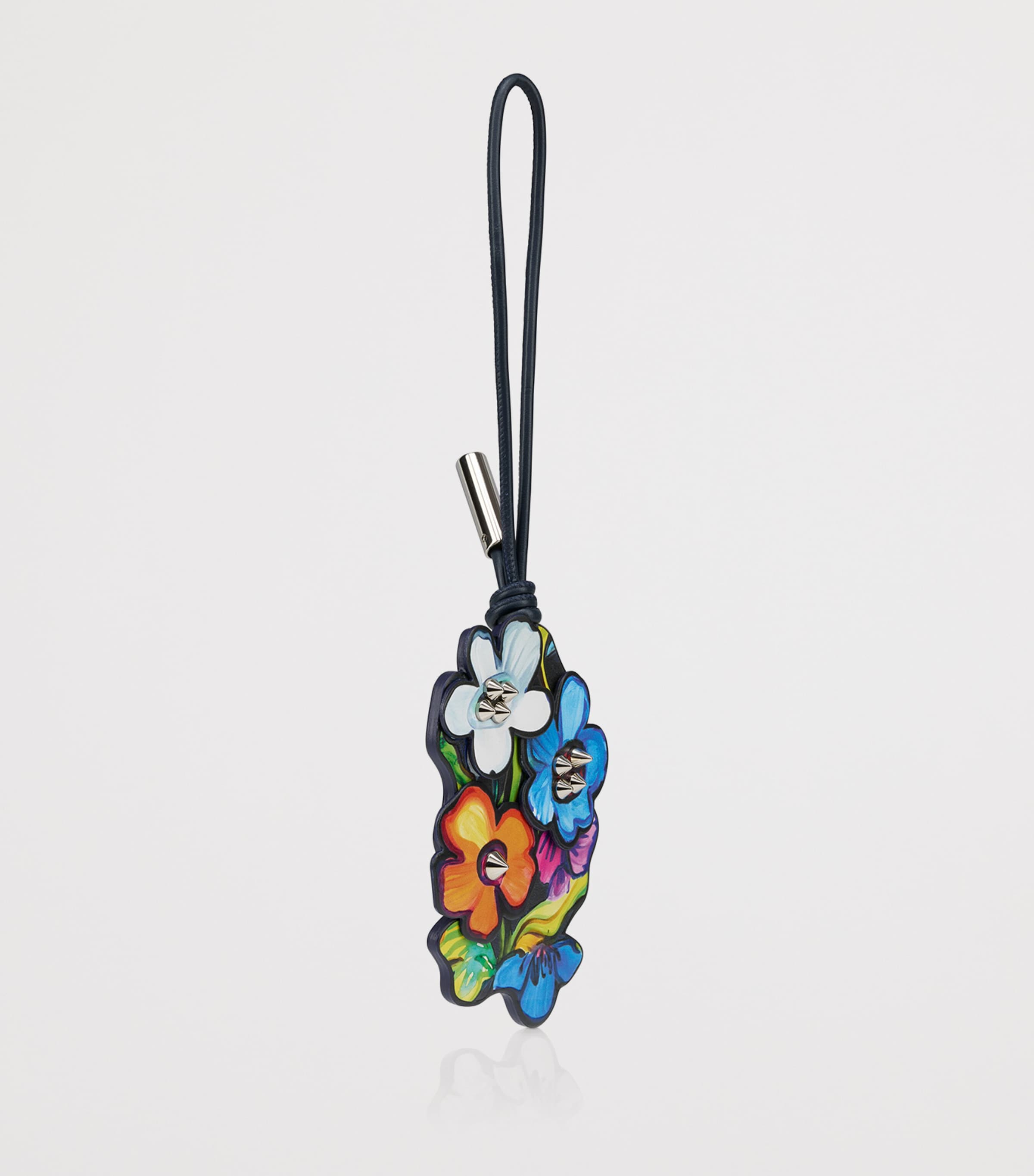 Christian Louboutin Multi Leather Flower Bag Charm | Harrods US
