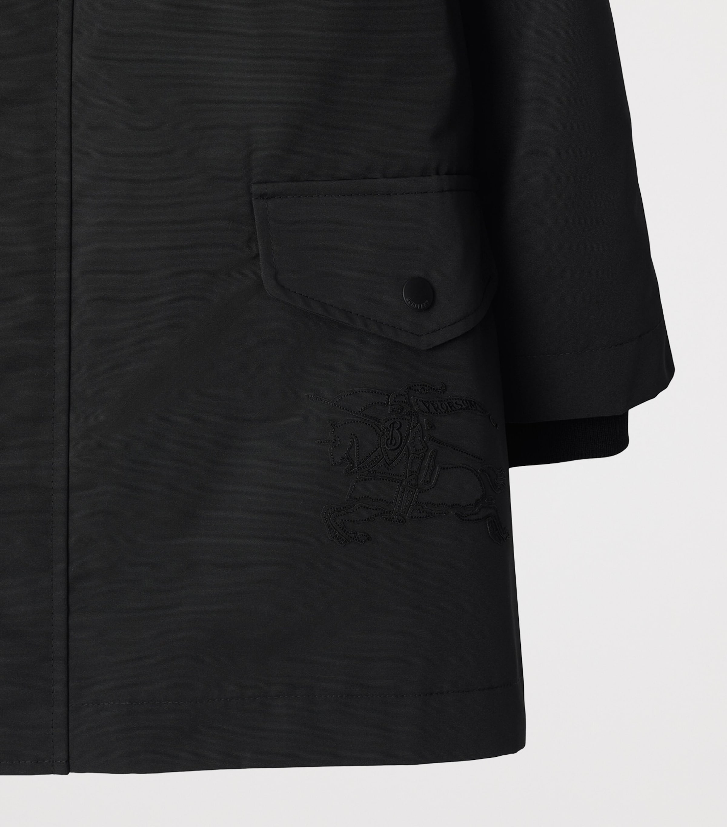 Parka and Bomber Jacket (3-12 Years) BLACK Image 5