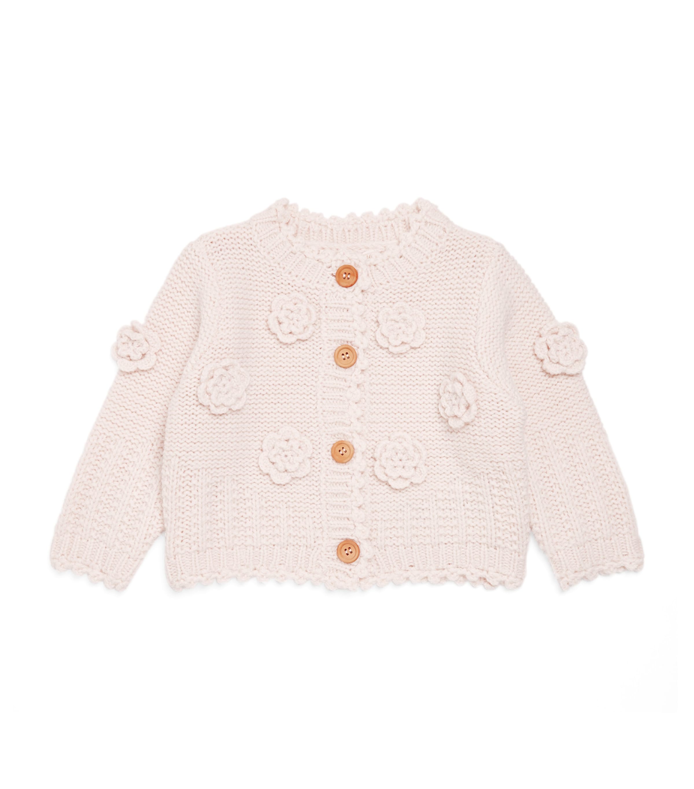 Louise Misha Sandy Cardigan (6-24 Months) Cream Image 1