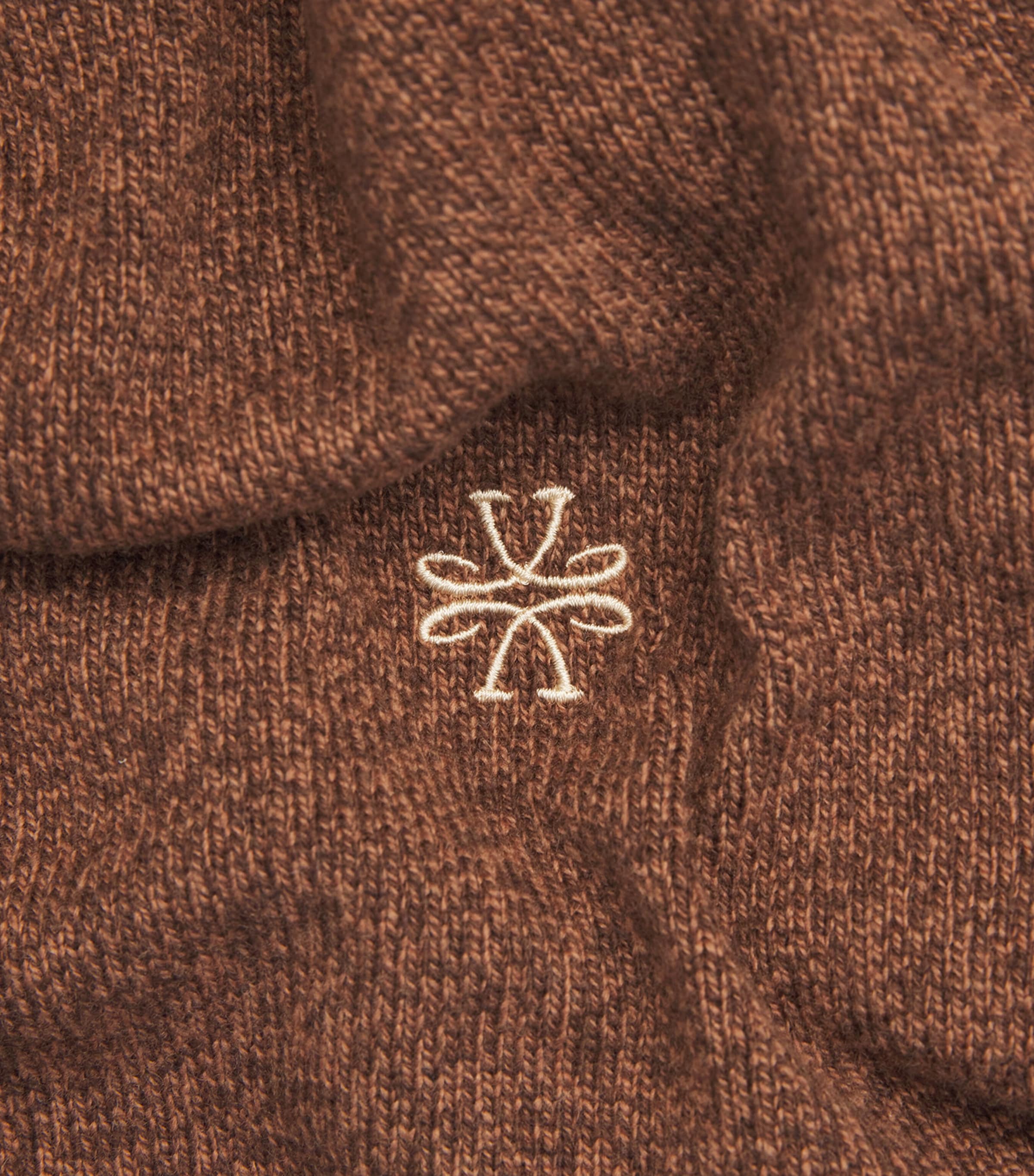 Wool-Cashmere Monogram Sweater F35 Image 5