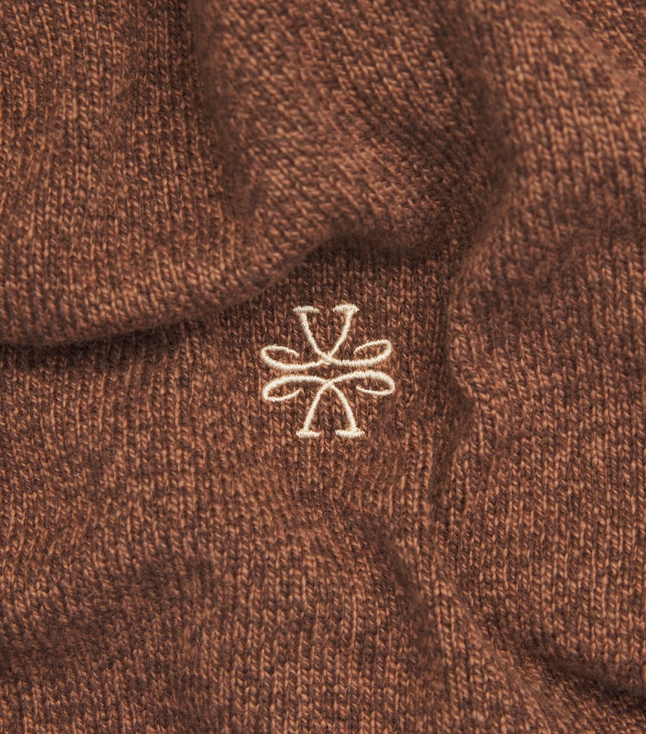 Wool-Cashmere Monogram Sweater F35 Image 5