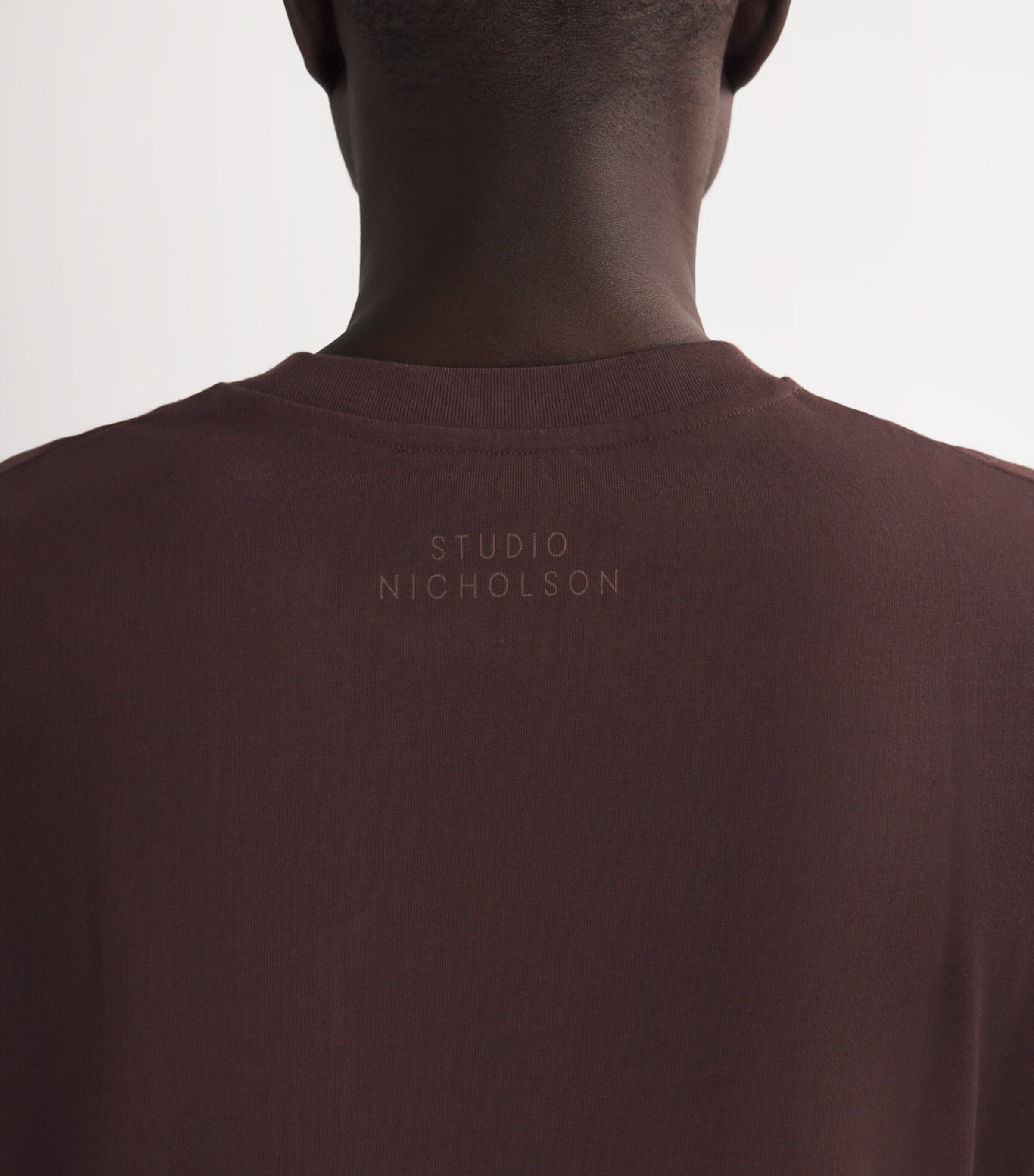 Oversized Cotton Lay T-Shirt CHOCOLATE Image 6