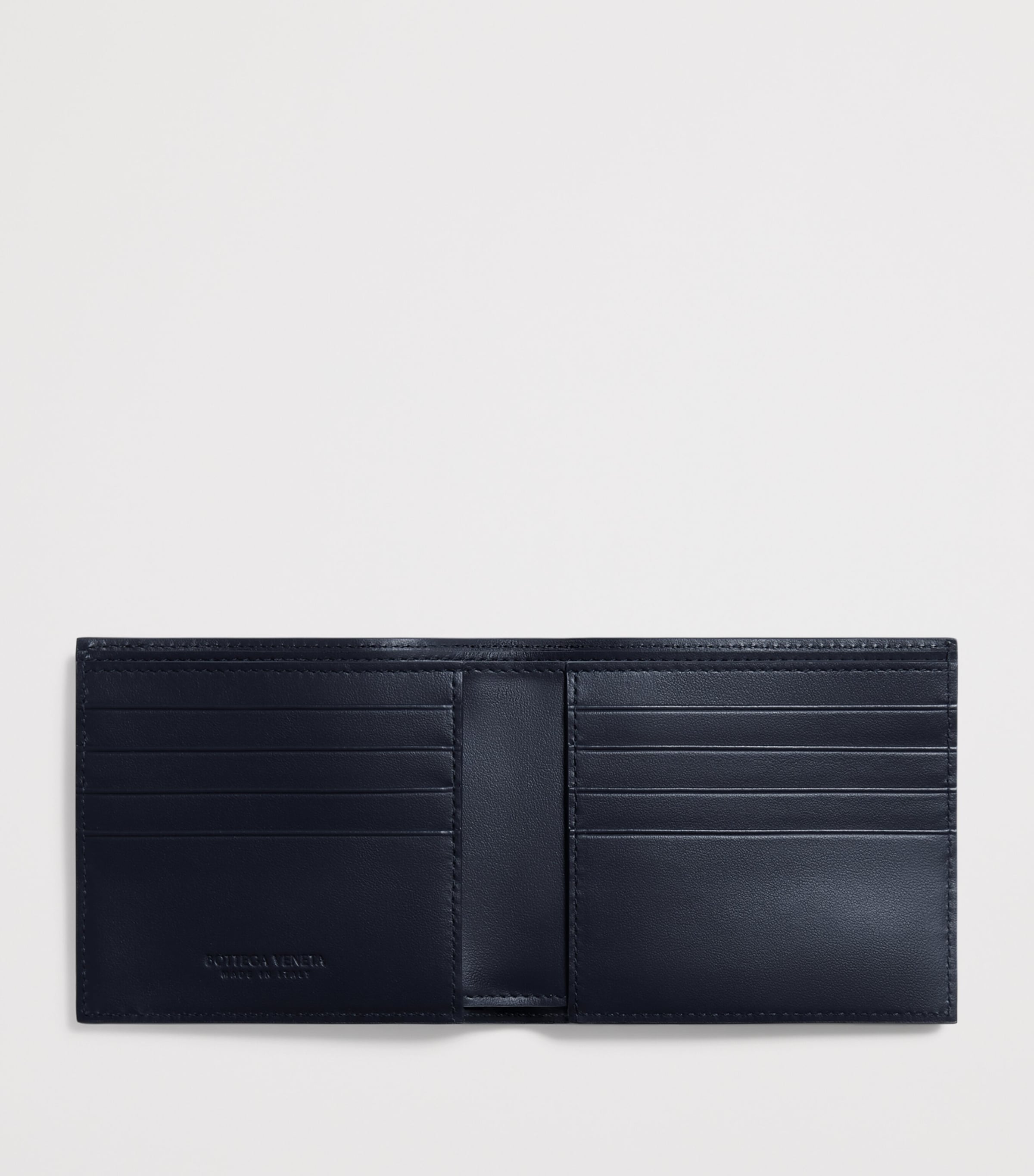 Bottega Veneta Leather Intrecciato Bifold Wallet Image 2