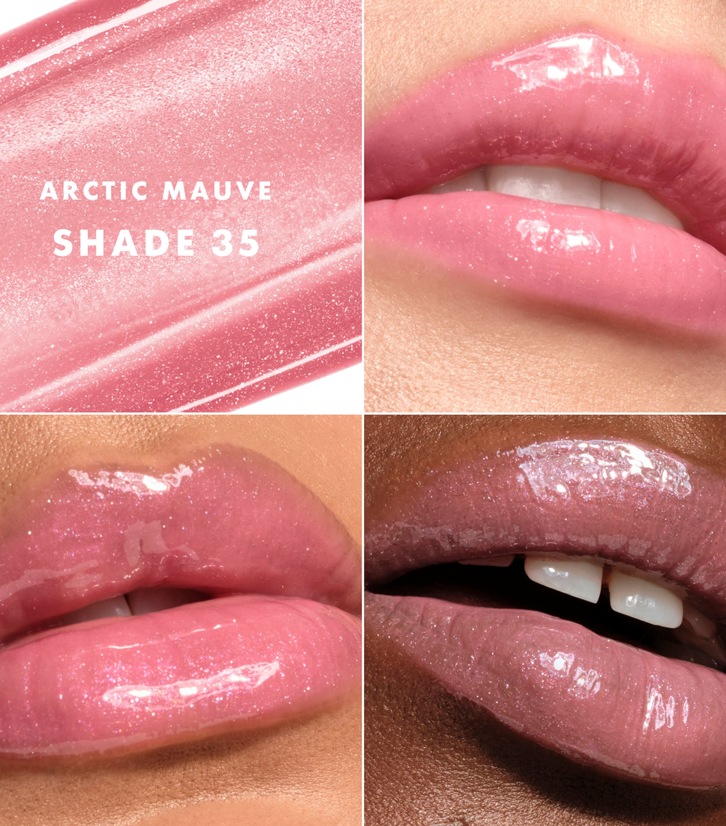 Armani Prisma Glass Icy Plumper Lip Gloss ARCTIC MAUVE Image 4