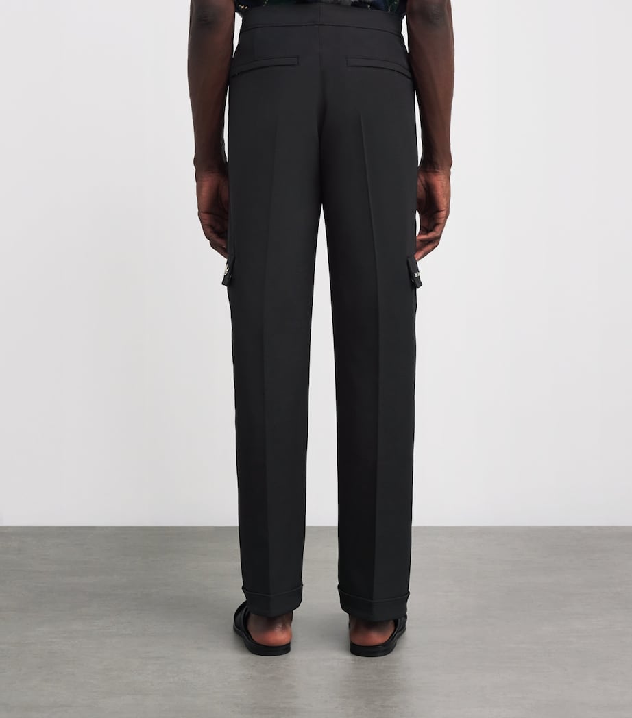 x Wales Bonner Popper Trousers BLACK Image 4